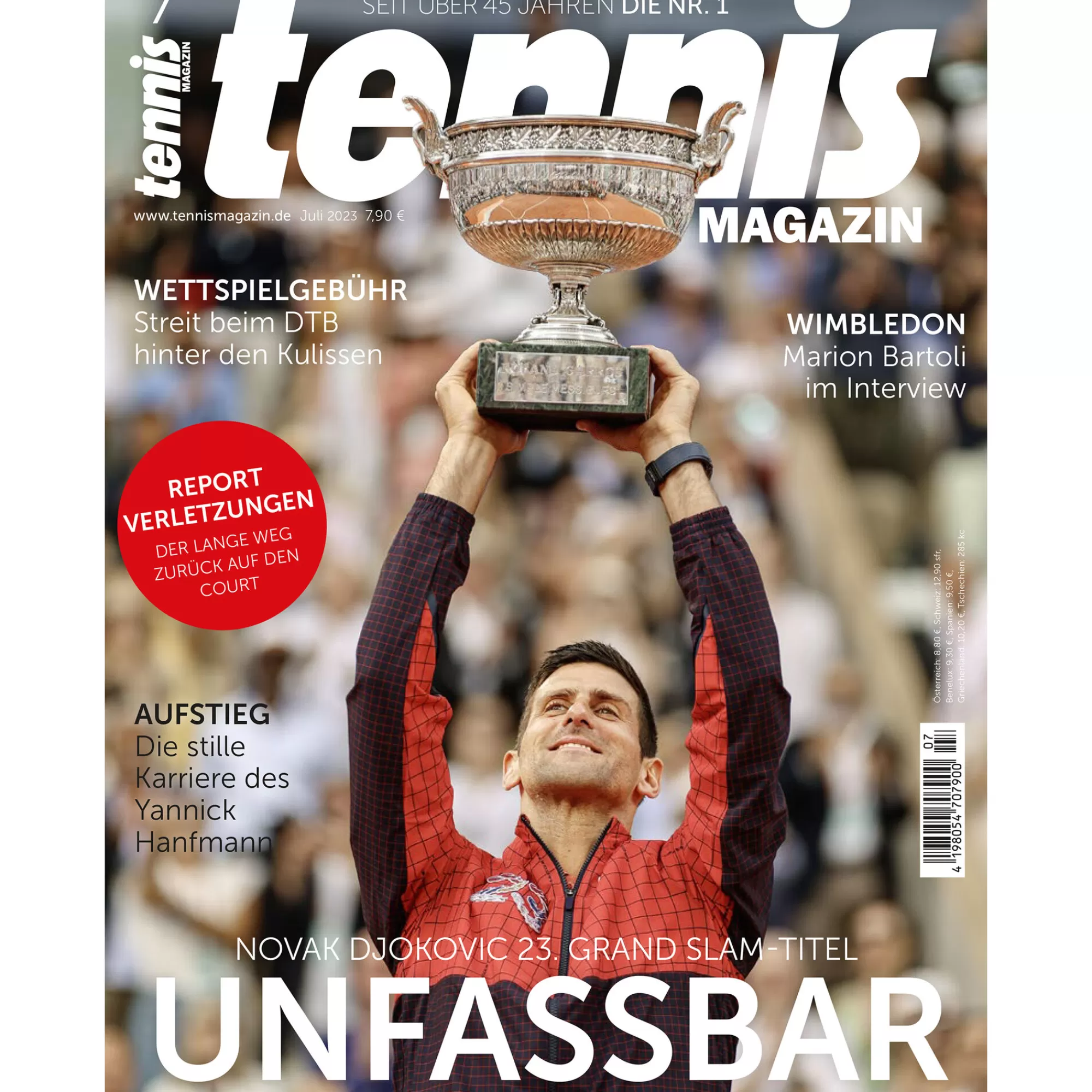 Juli 2023 Magazine>Tennis Magazin Discount