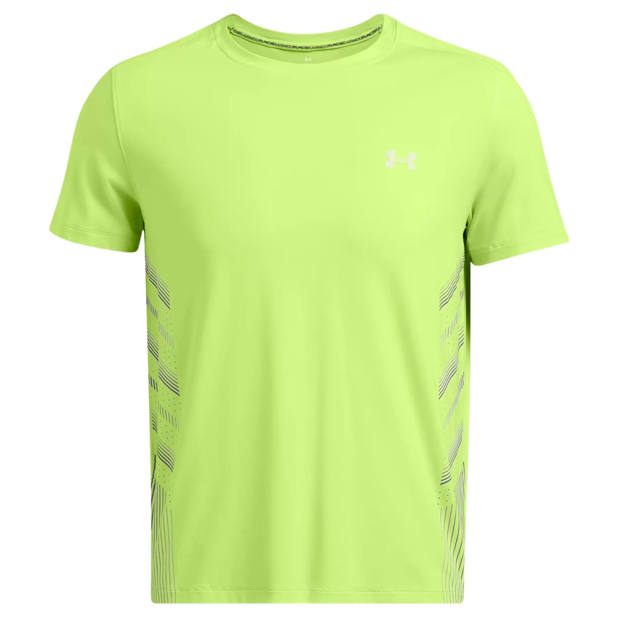 Launch Elite Graphic Running Shirt Men - Green, Grey>Under Armour Best