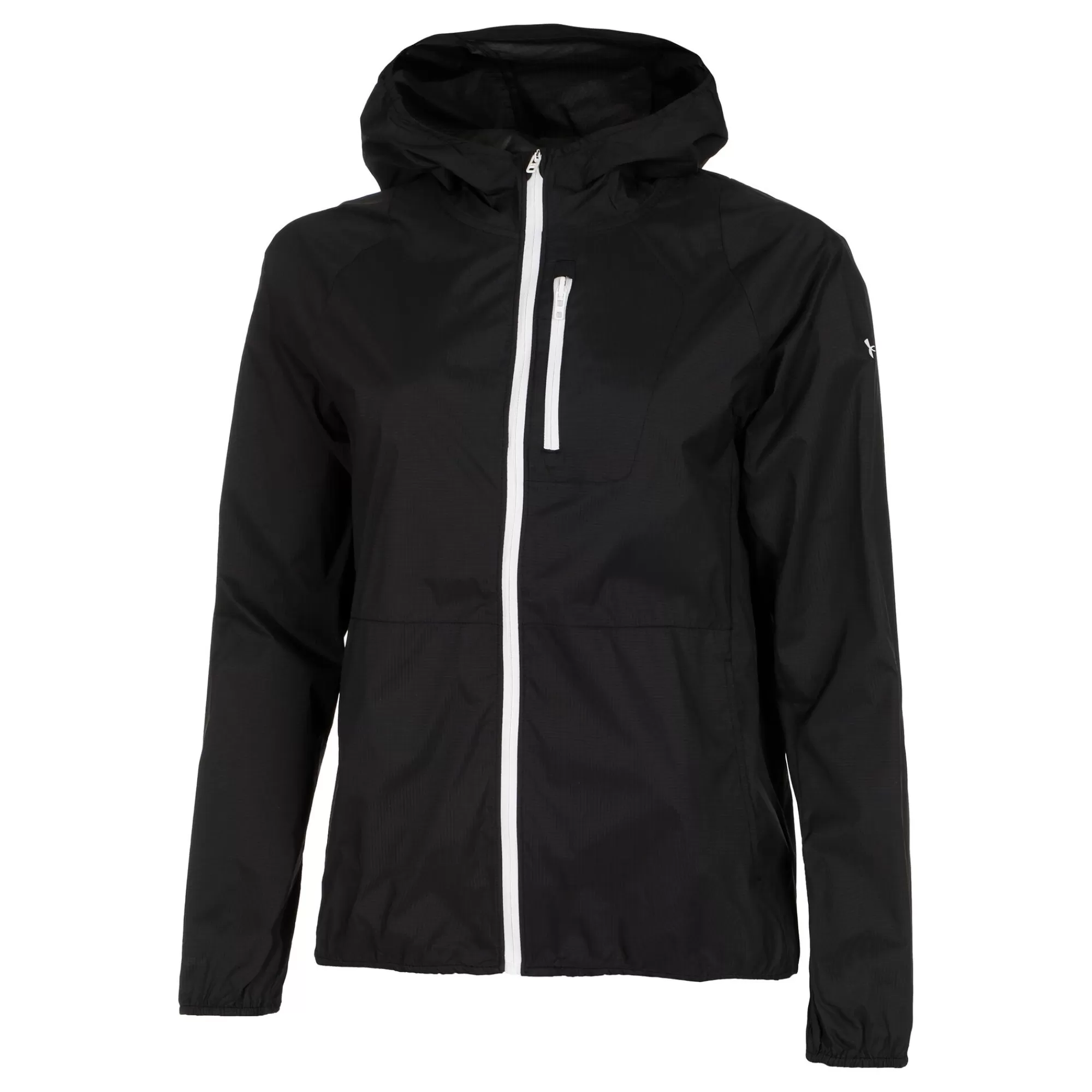 Launch Lightweight Running Jacket Women - Black, White>Under Armour Clearance