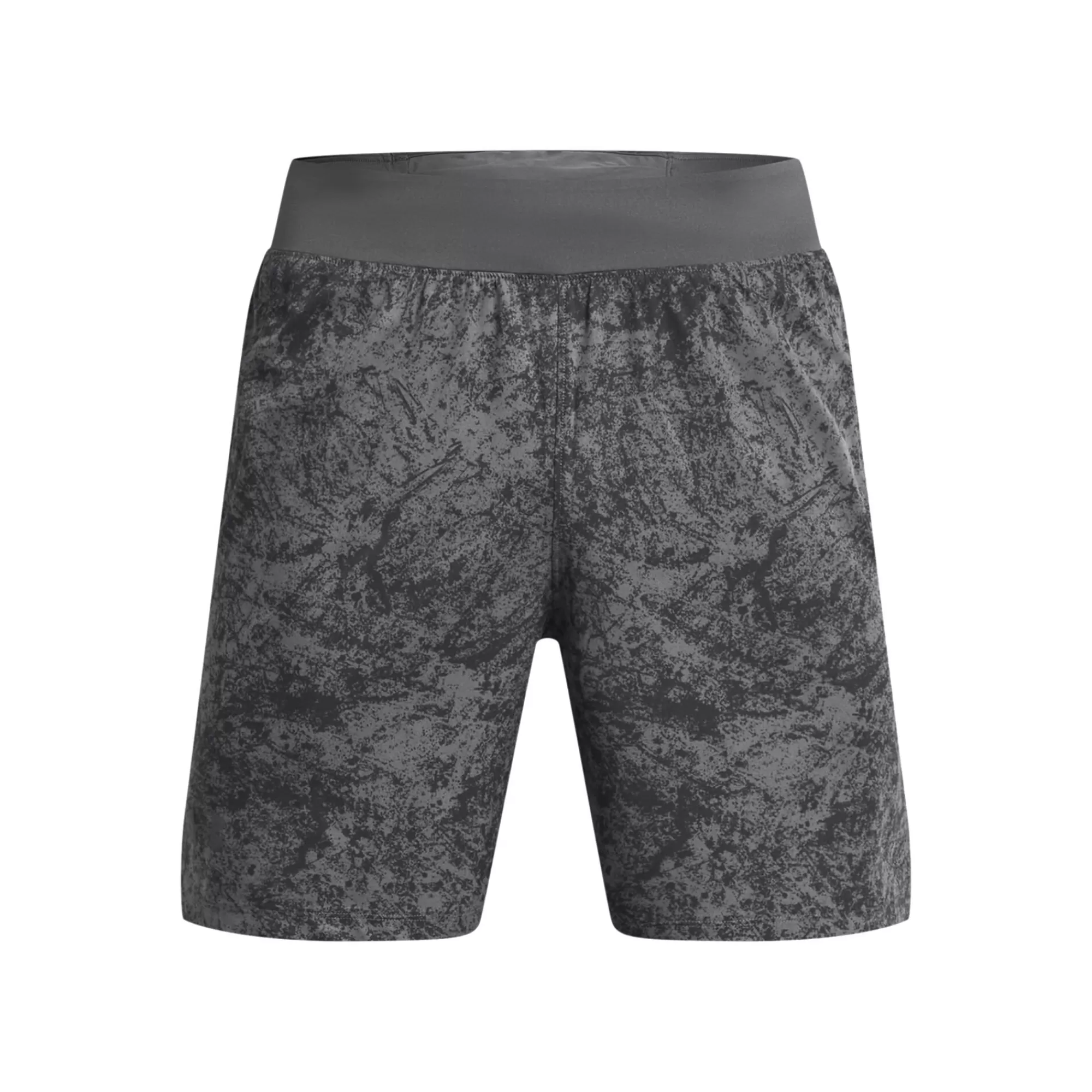 Launch Pro 7in Printed Running Shorts Men - Grey, Green>Under Armour Sale