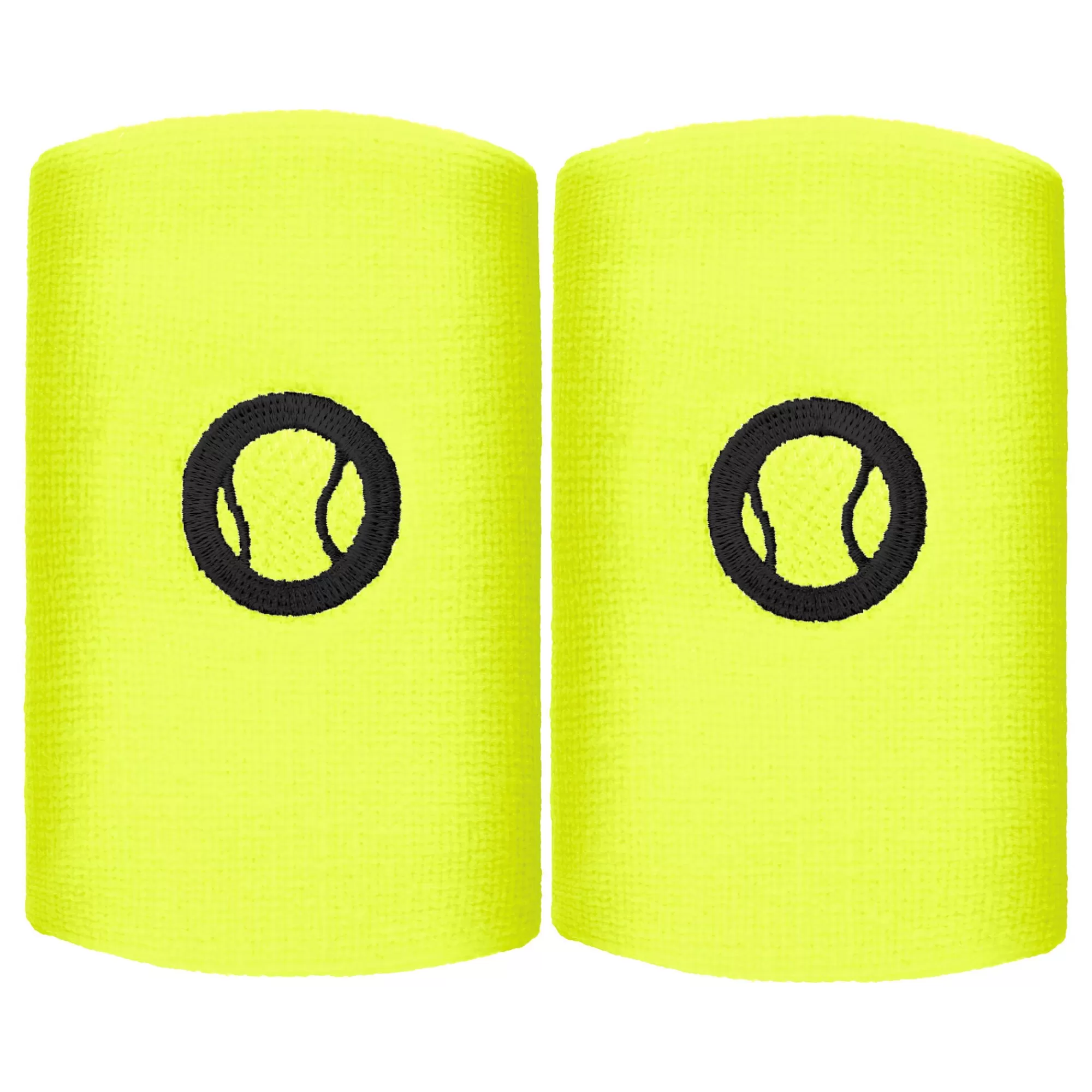 Long Wristband 2 Pack - Neon Yellow>Tennis-Point Outlet