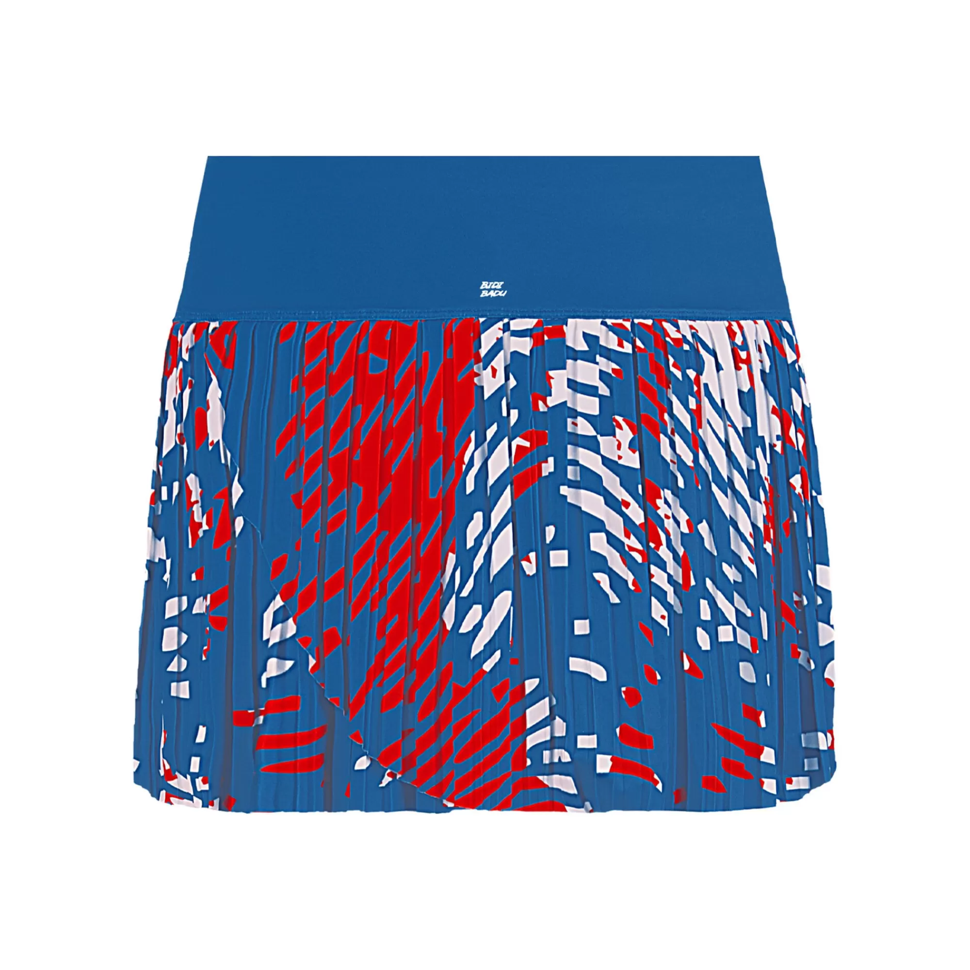 Lowey Tech Plissee Skirt Women - Blue, White>BIDI BADU New