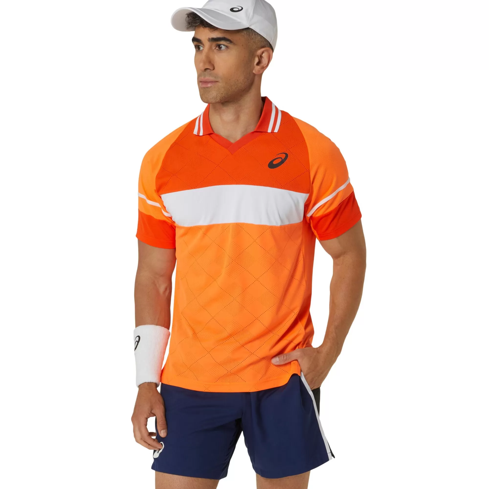 Match ACTIBREEZE Polo Men - Coral, Orange>ASICS Cheap