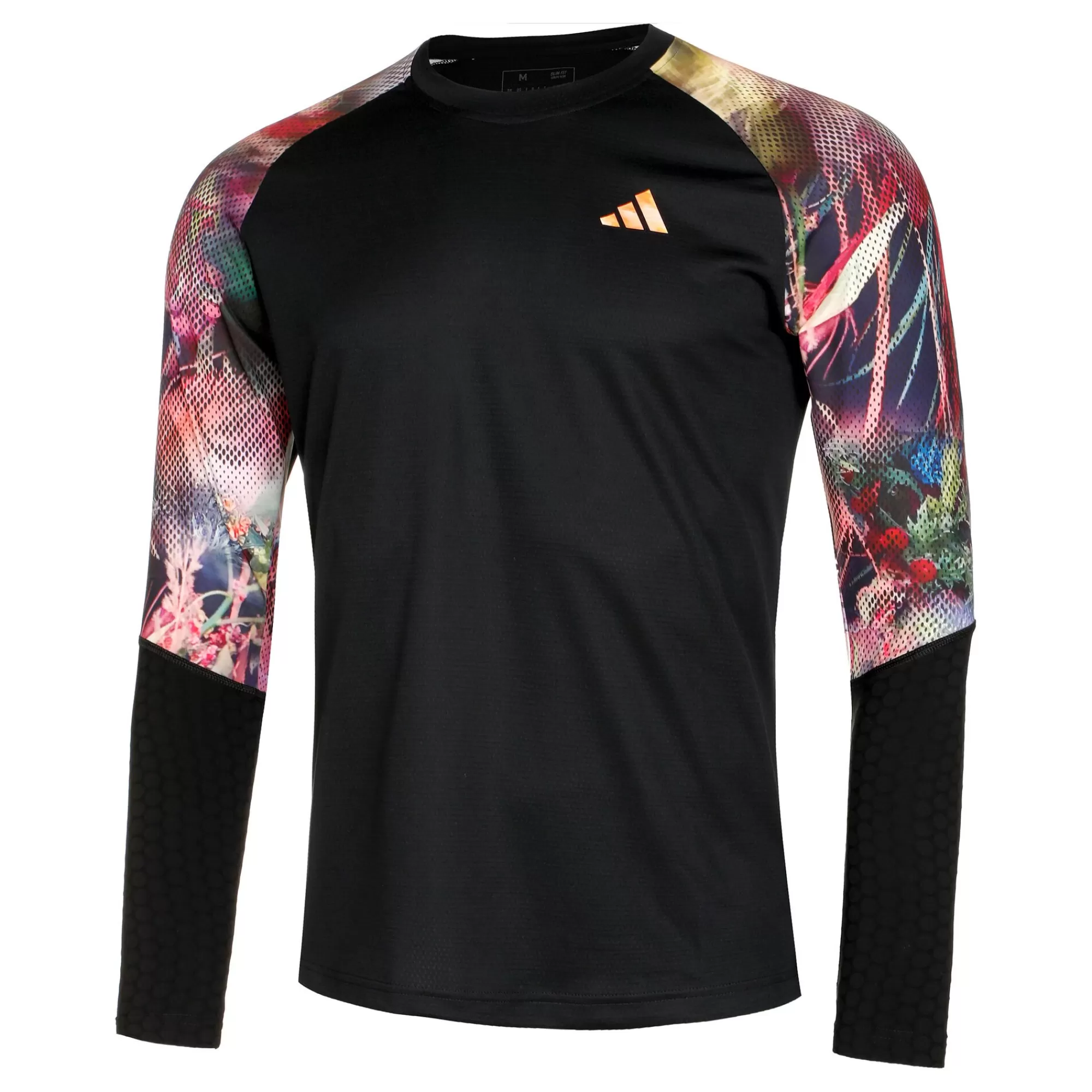 Melbourne HEAT.RDY Long-Sleeve Top Long Sleeve Men - Black, Multicoloured>adidas Fashion