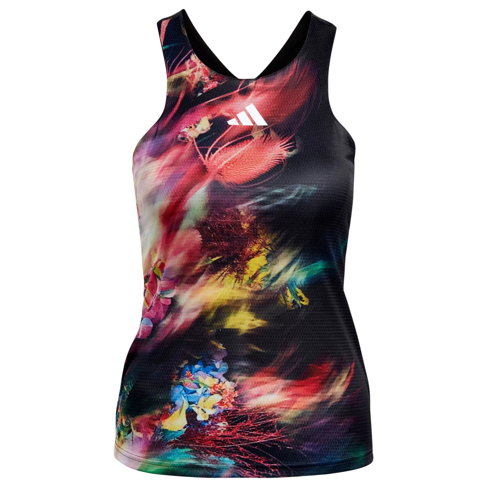 Melbourne Y- Tank Top Women - Black, Multicoloured>adidas Outlet