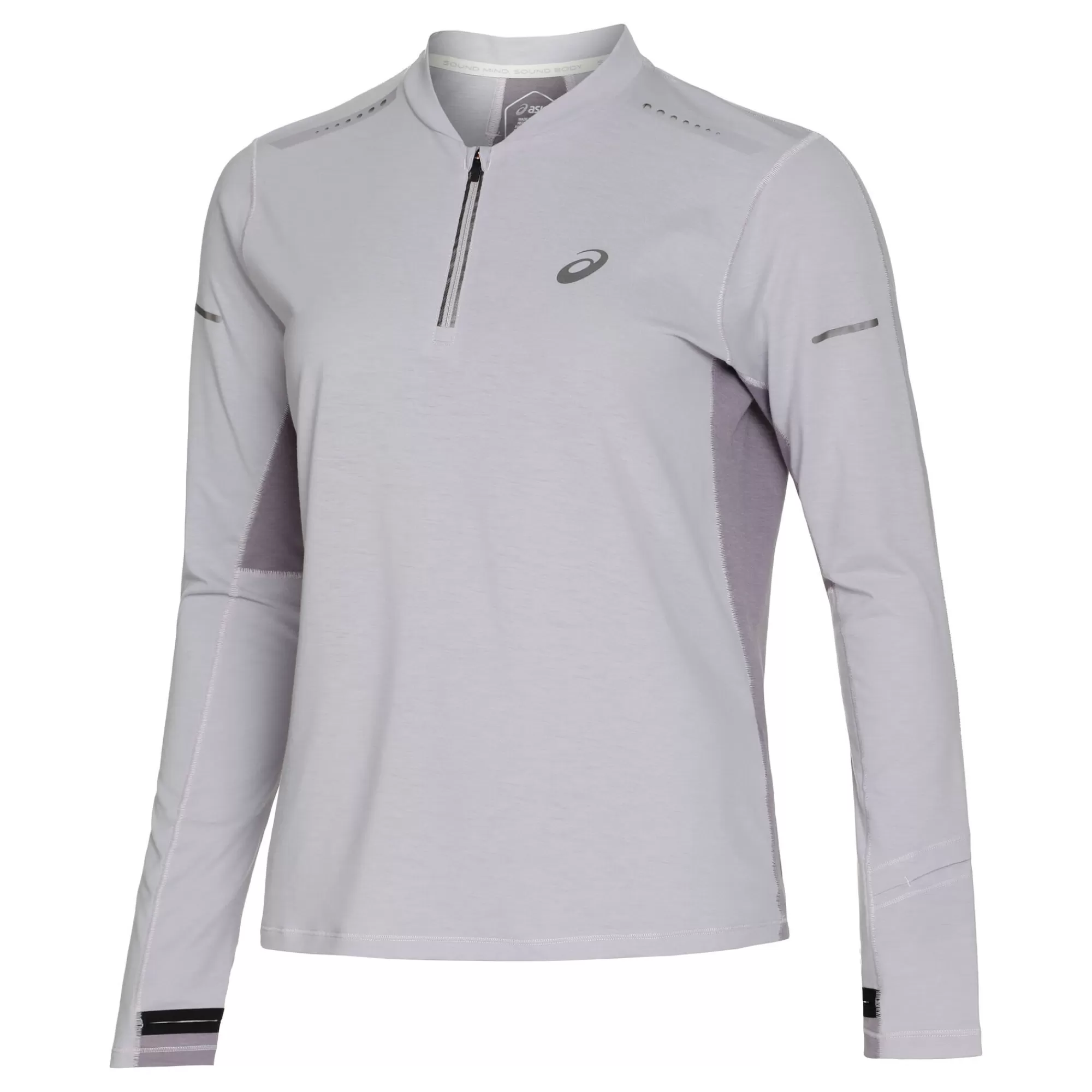 Metarun Half-Zip Running Top Women - Lilac, Violet>ASICS Cheap