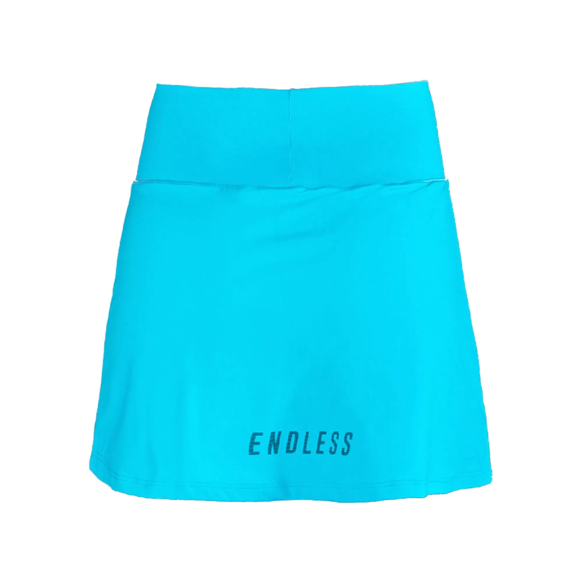 Minimal High Waist Skirt Women - Turquoise, Black>Endless Fashion