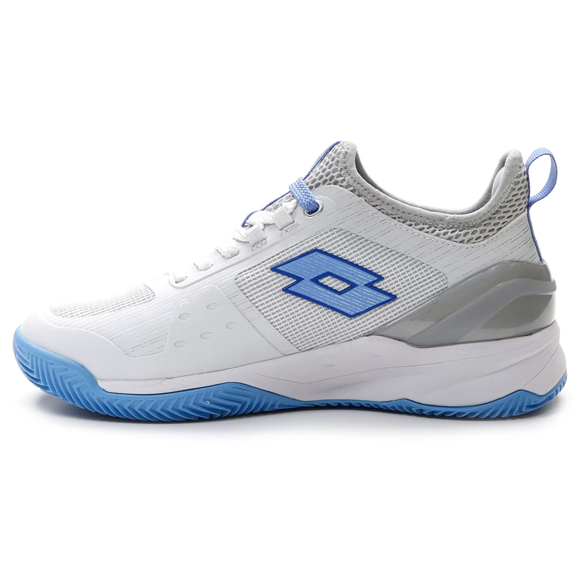 Mirage 200 Clay Court Shoe Women - White, Lilac>Lotto Hot