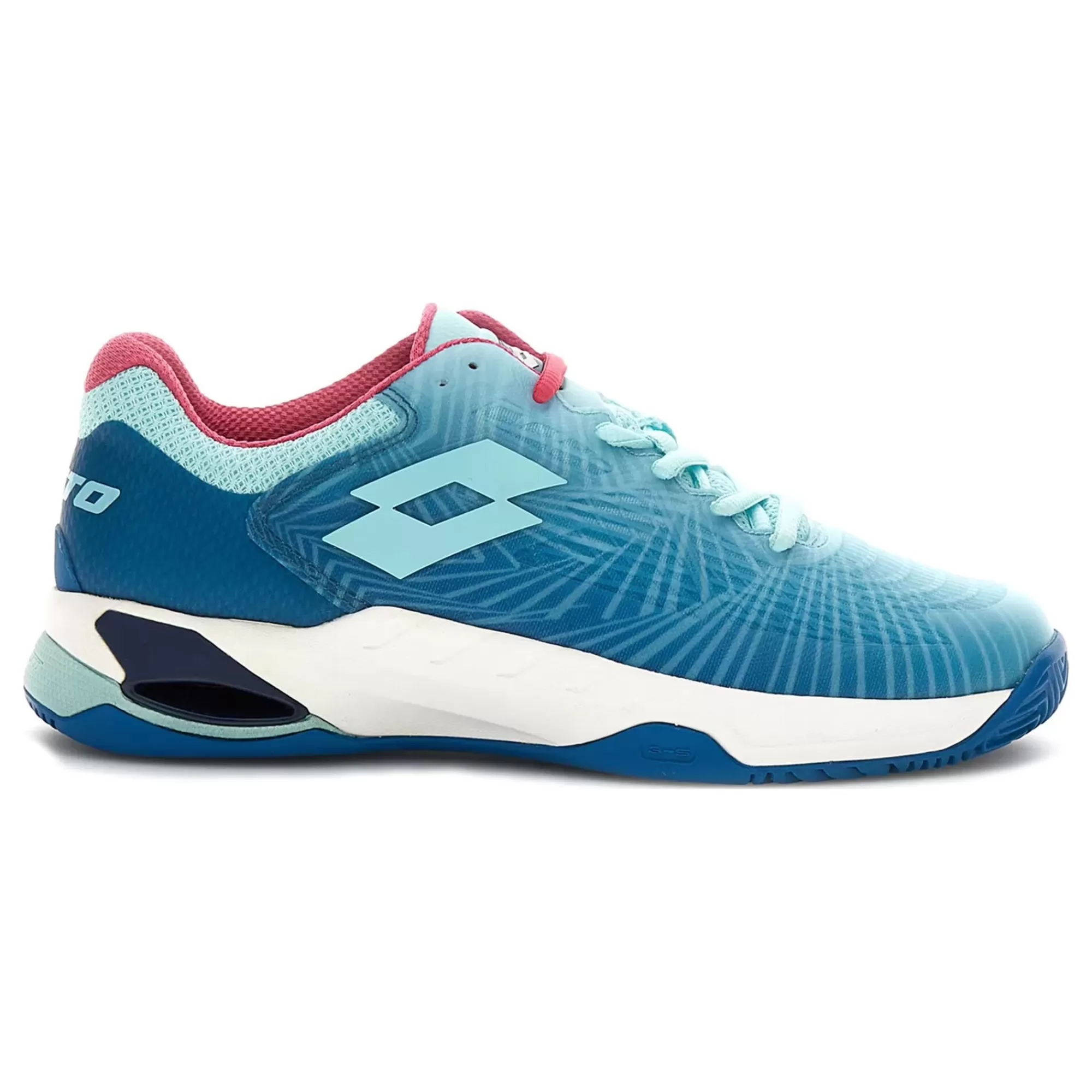 Mirage 100 II Clay Court Shoe Women - Turquoise, Blue>Lotto Cheap
