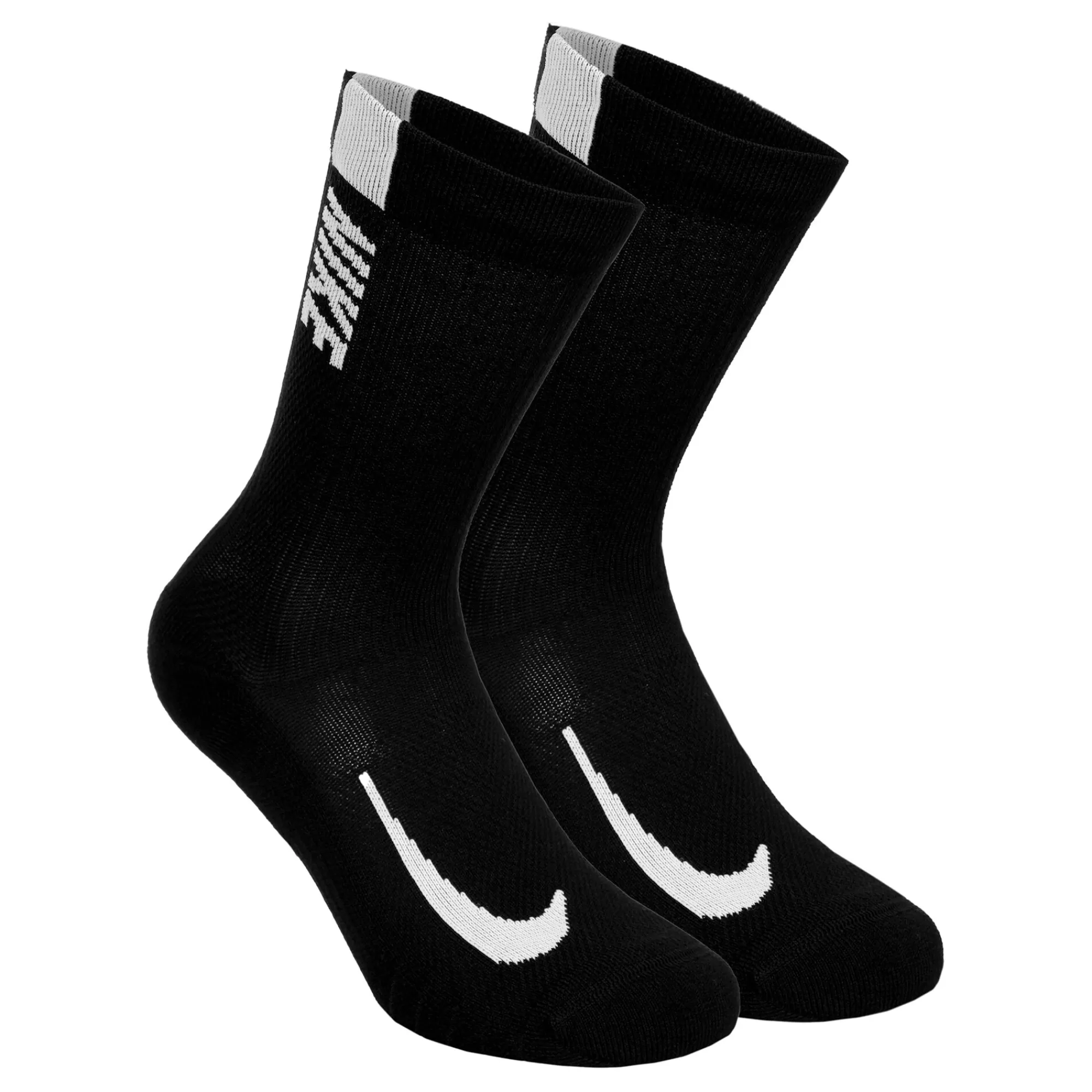 Multiplier Crew Sports Socks 2 Pack - Black, White>Nike Flash Sale