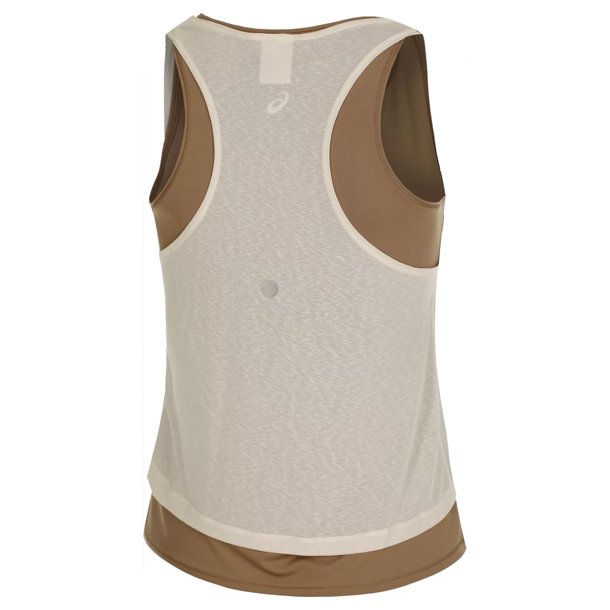 Nagino Run Tank Top Women - Cream, Beige>ASICS Online