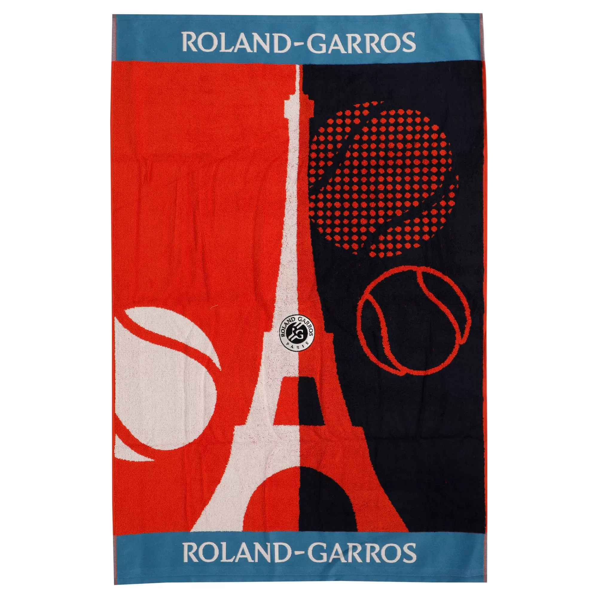Official 70x120cm Towel - Orange, Dark Blue>Roland Garros Discount