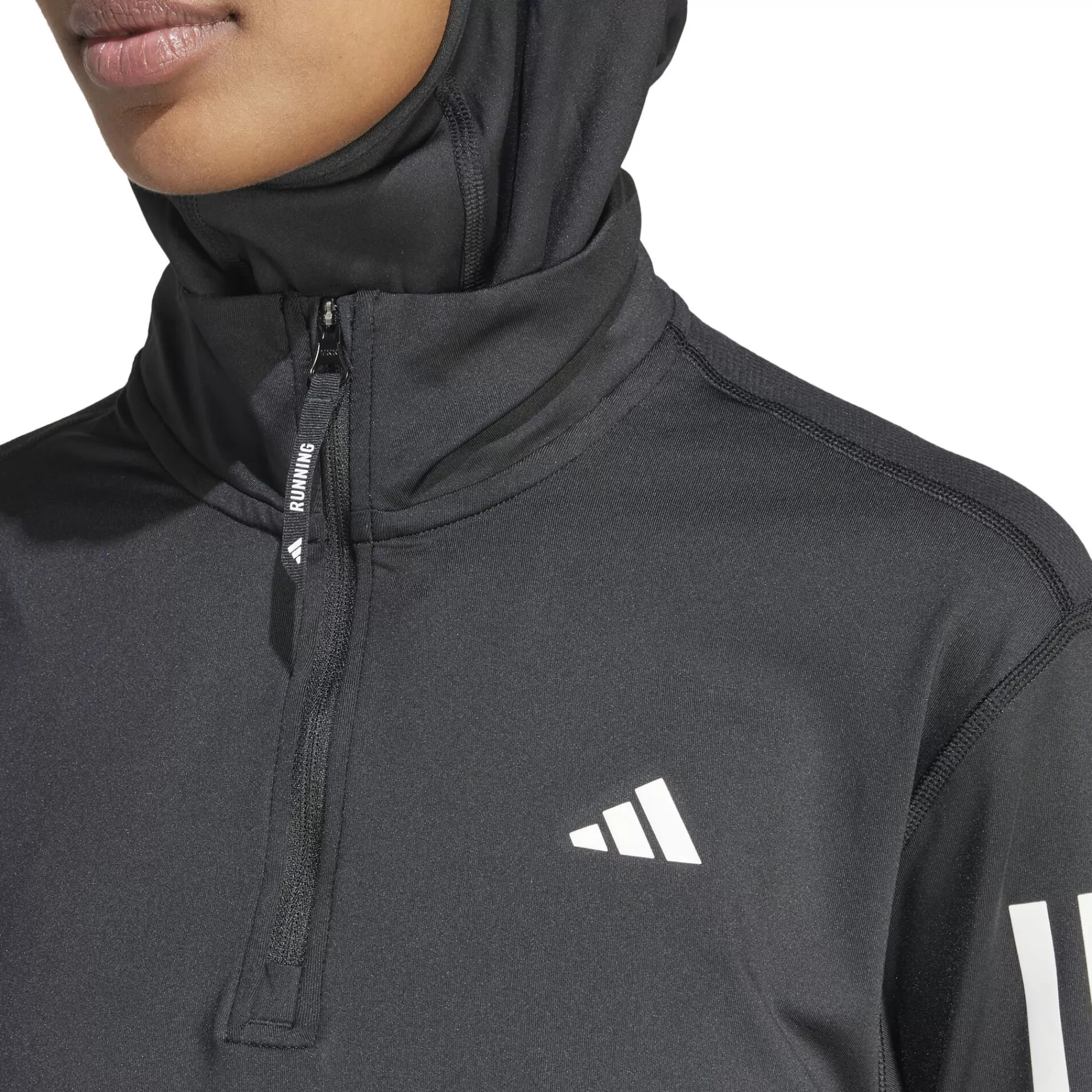 Own The Run B Half-Zip Longsleeve Running Shirt Women ->adidas New