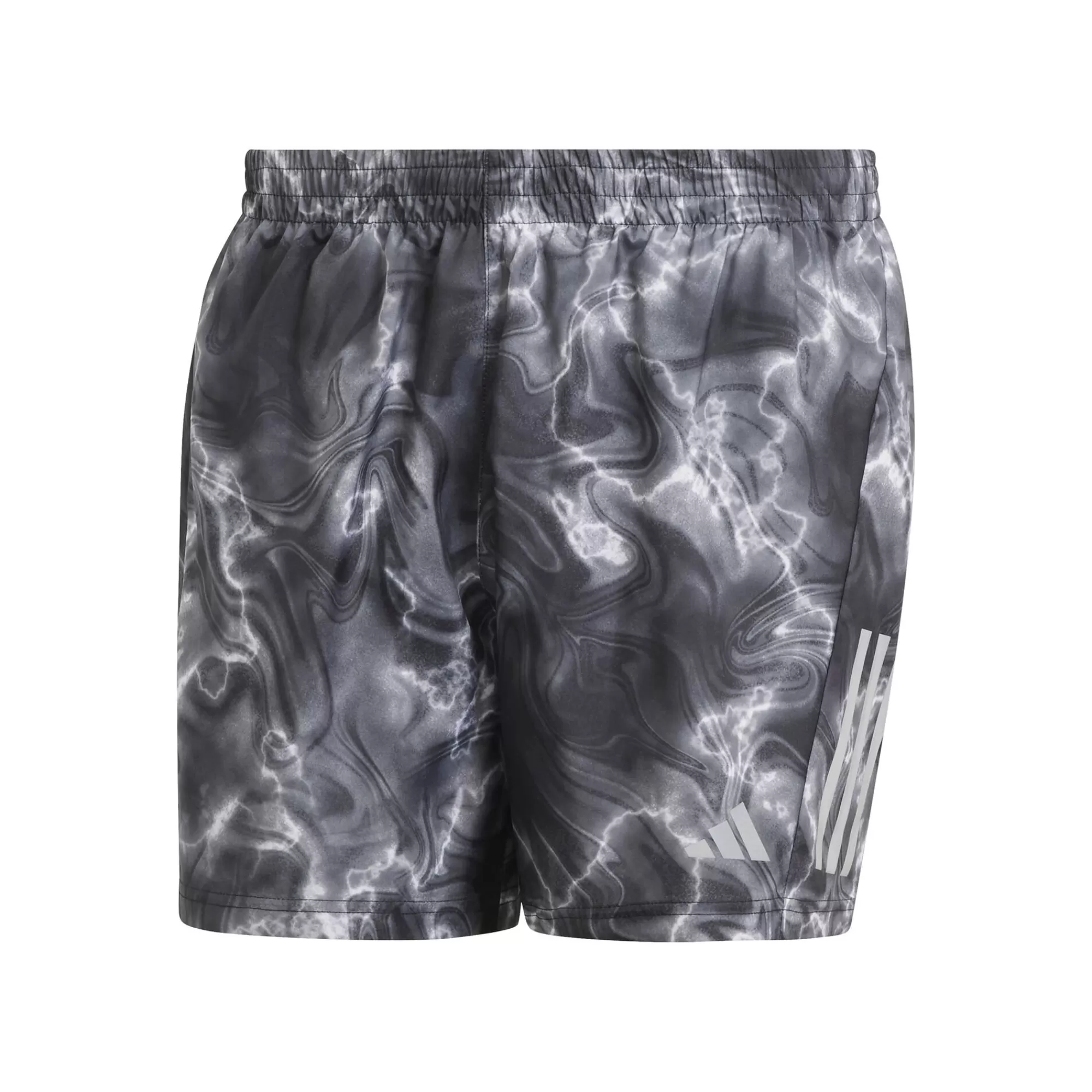 Own The Run 5in AOP Running Shorts Men - Black, Multicoloured>adidas Cheap