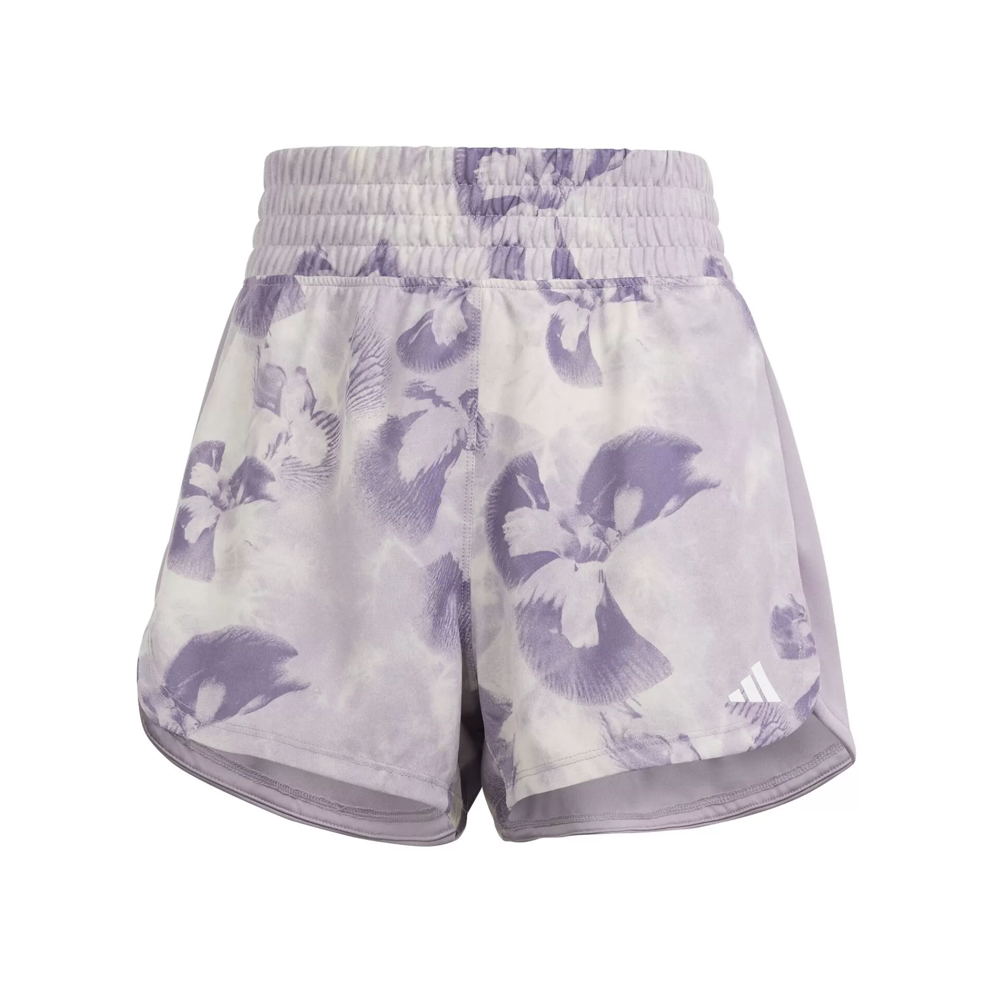 Pacer Knitted Flower Shorts Women ->adidas Fashion