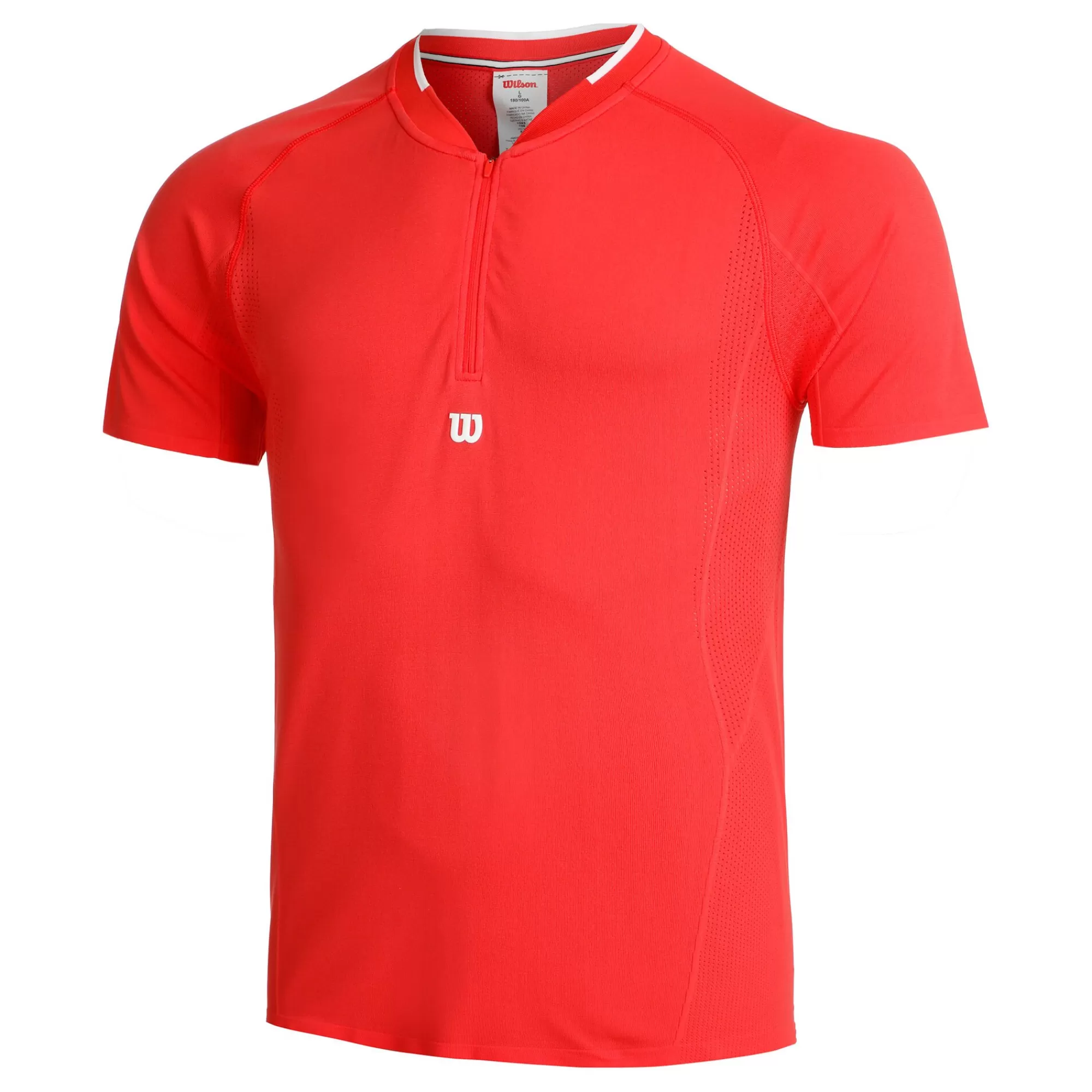 Players Seamless Zip Henley 2.0 T-Shirt Men ->Wilson Cheap