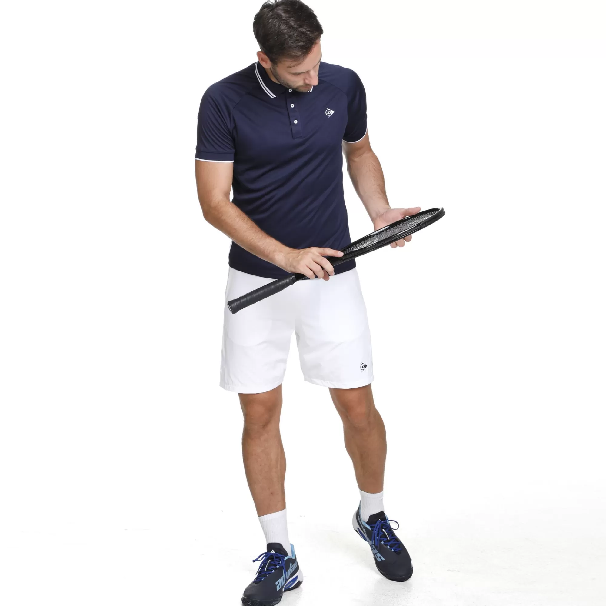 Polo Men - Dark Blue, White>Dunlop Best