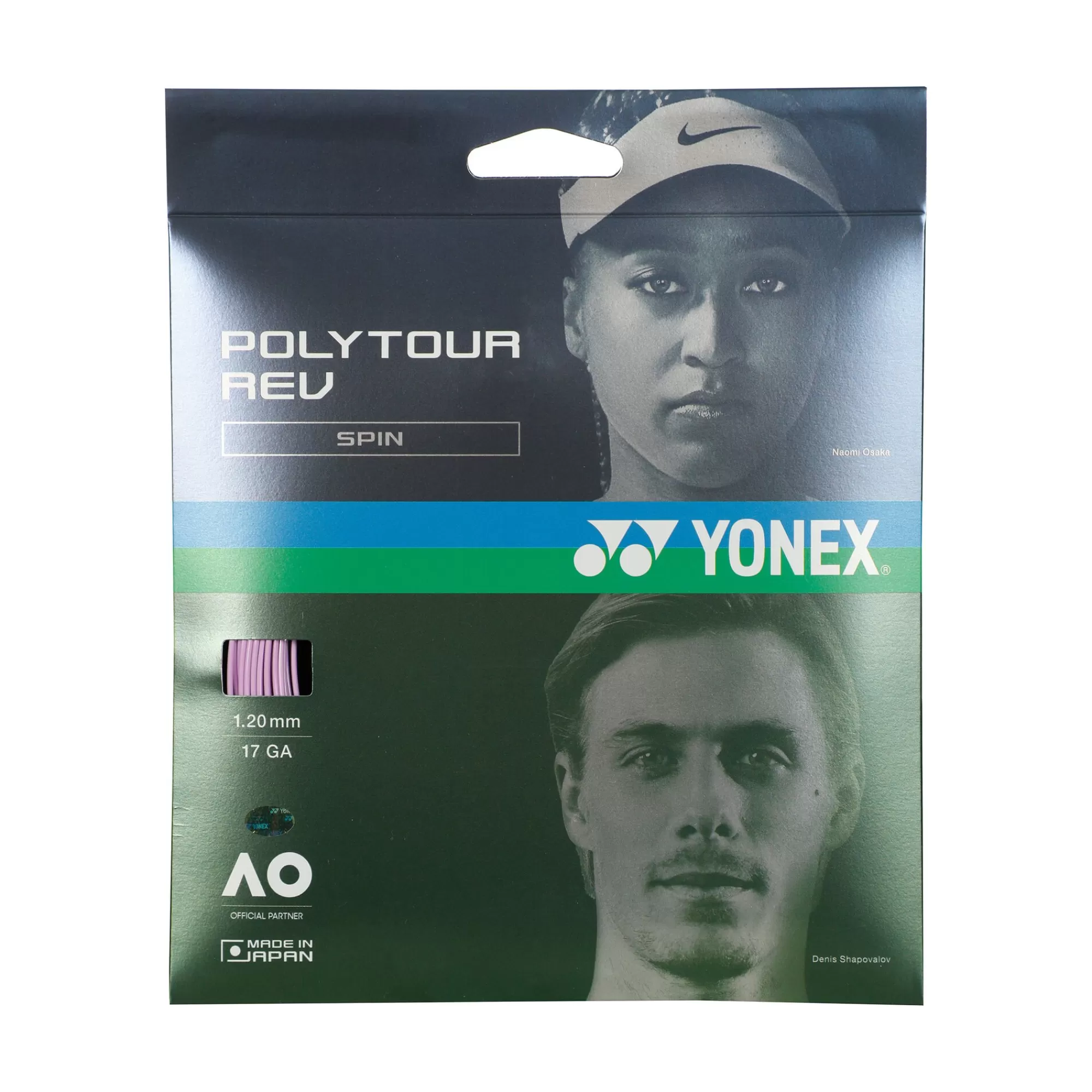 Poly Tour Rev String Set 12m - Violet>Yonex Outlet