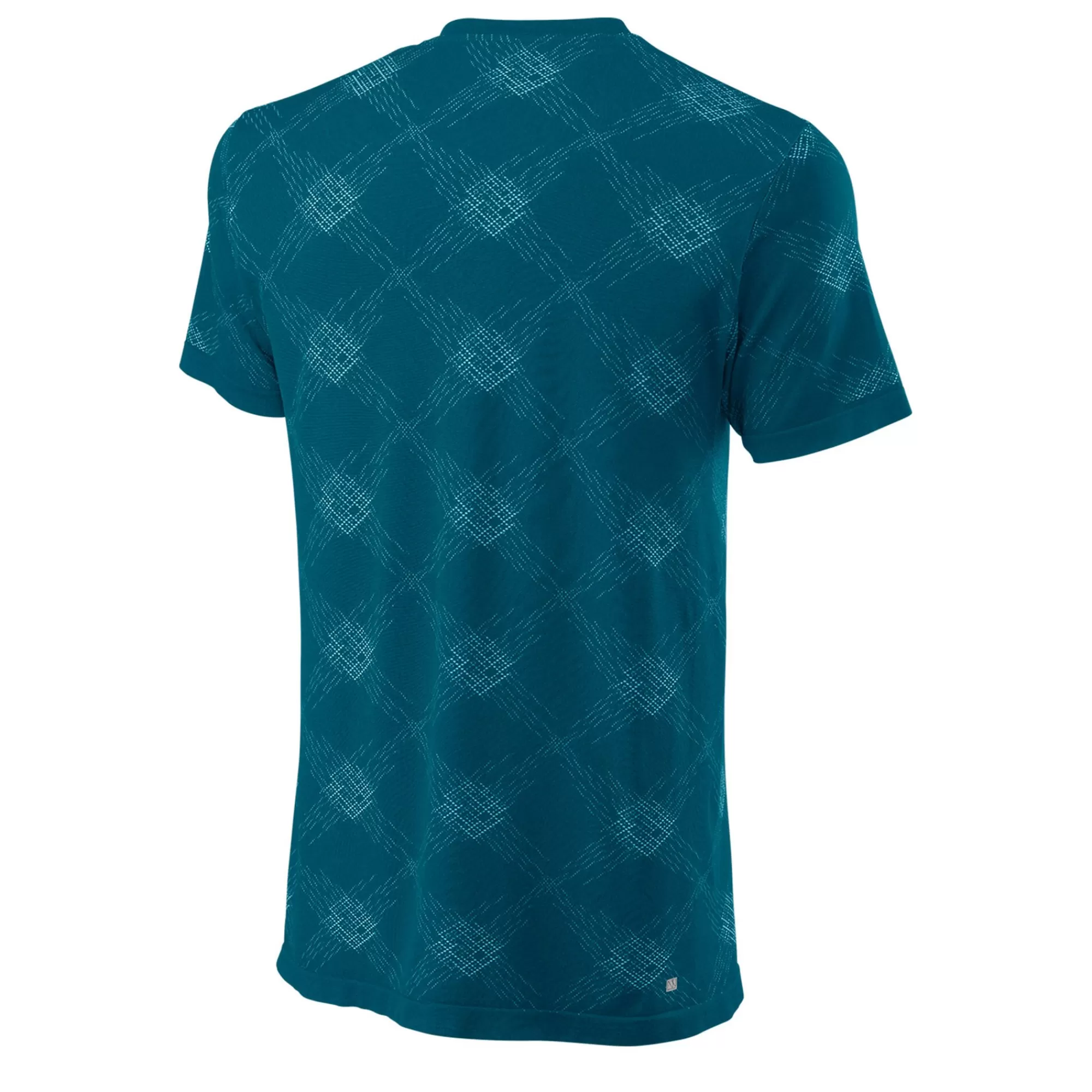Power Seamless Henley III T-Shirt Men - Blue, White>Wilson Flash Sale