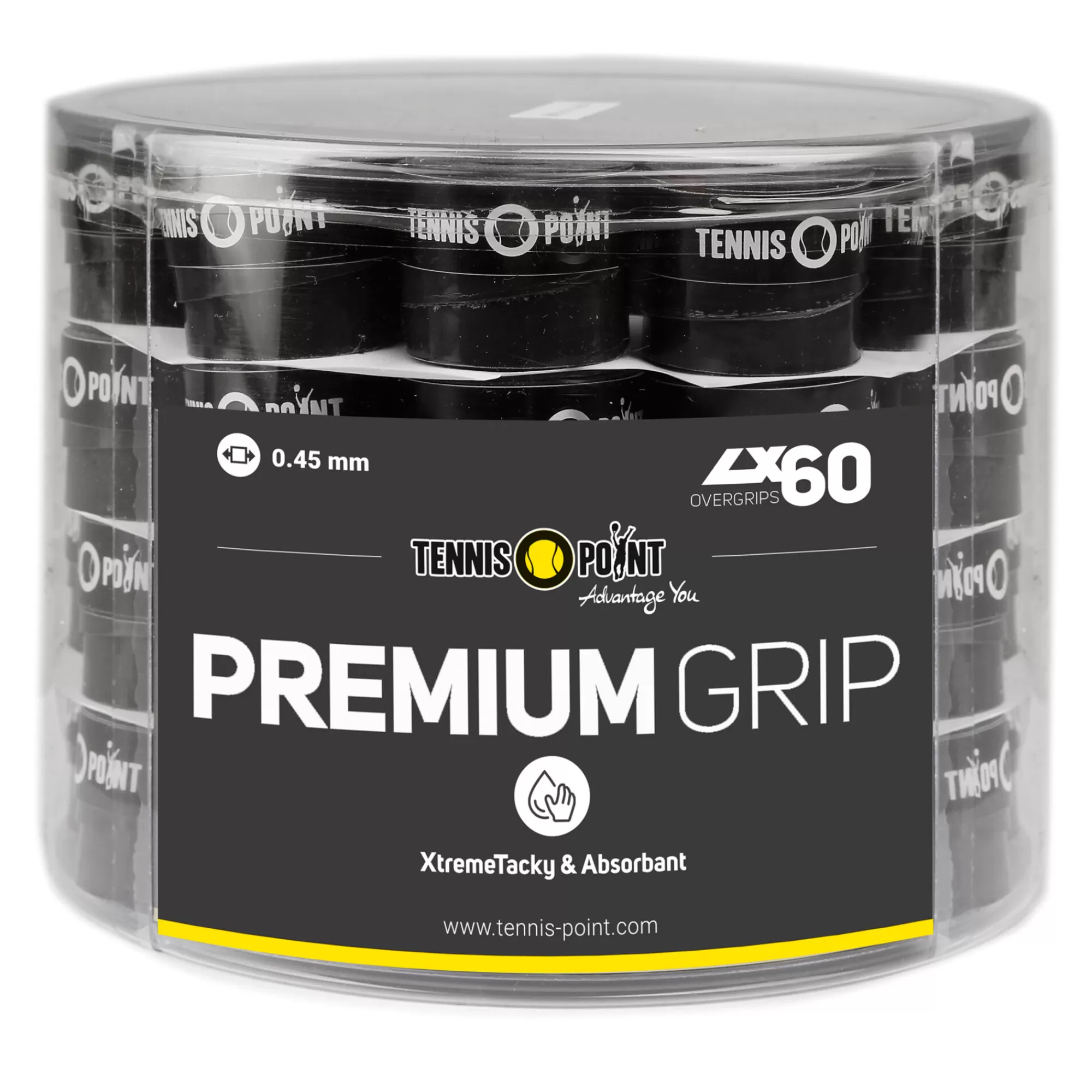 Premium Grip 60 Pack - Black>Tennis-Point Best Sale
