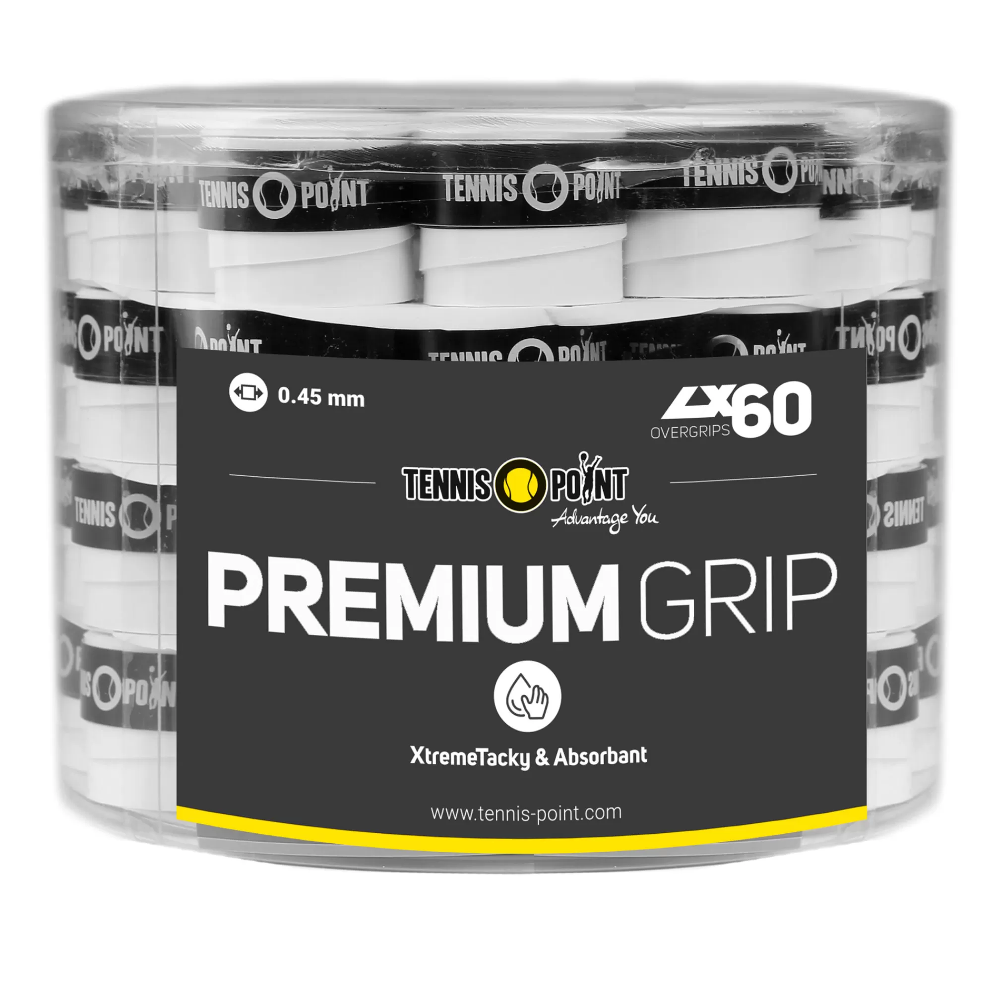 Premium Grip 60 Pack - White>Tennis-Point Cheap