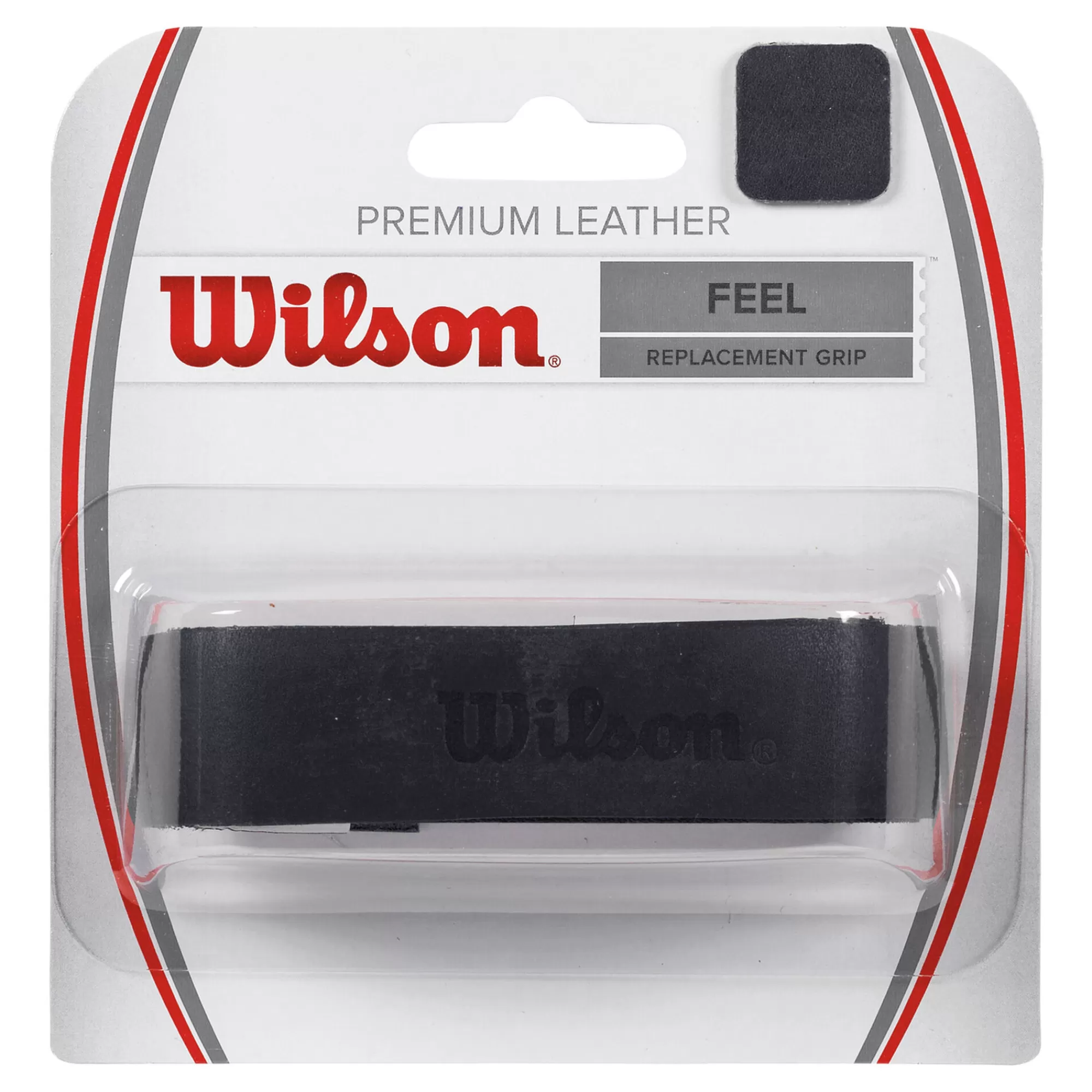 Premium Leather Replacement Grip 1 Pack - Black>Wilson Clearance