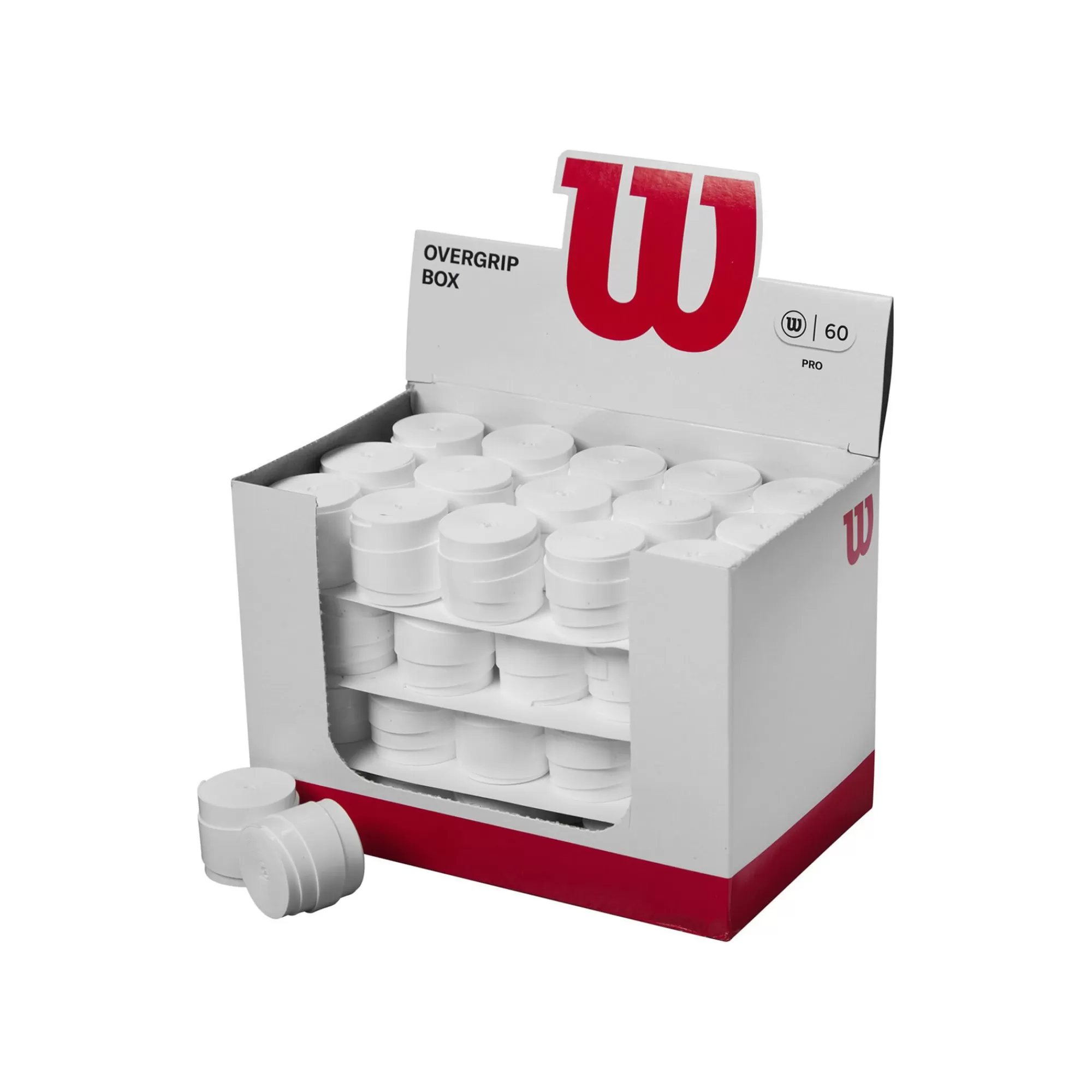 Pro Overgrip 60 Pack - White>Wilson Fashion
