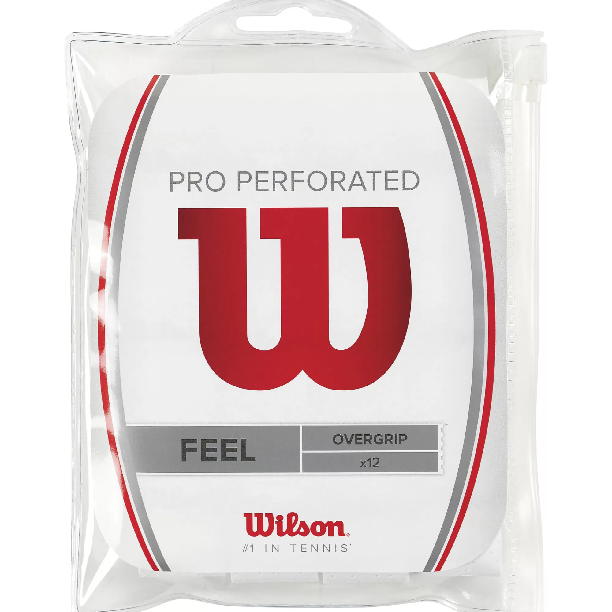 Pro Overgrip Perforated 12 Pack - White>Wilson Online