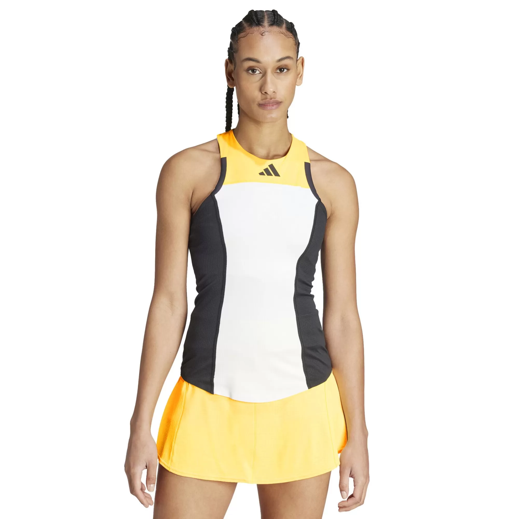 Pro Tank Top Women - White, Black>adidas Store