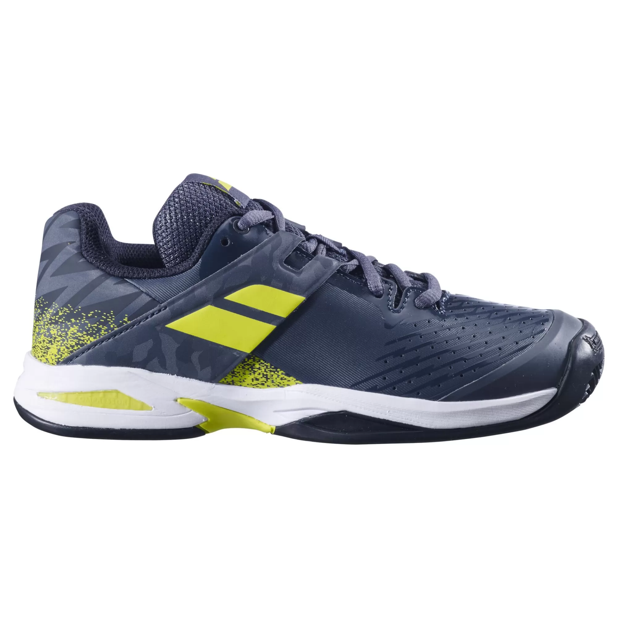 Propulse Clay Court Shoe Kids - Dark Blue, Neon Green>Babolat Hot