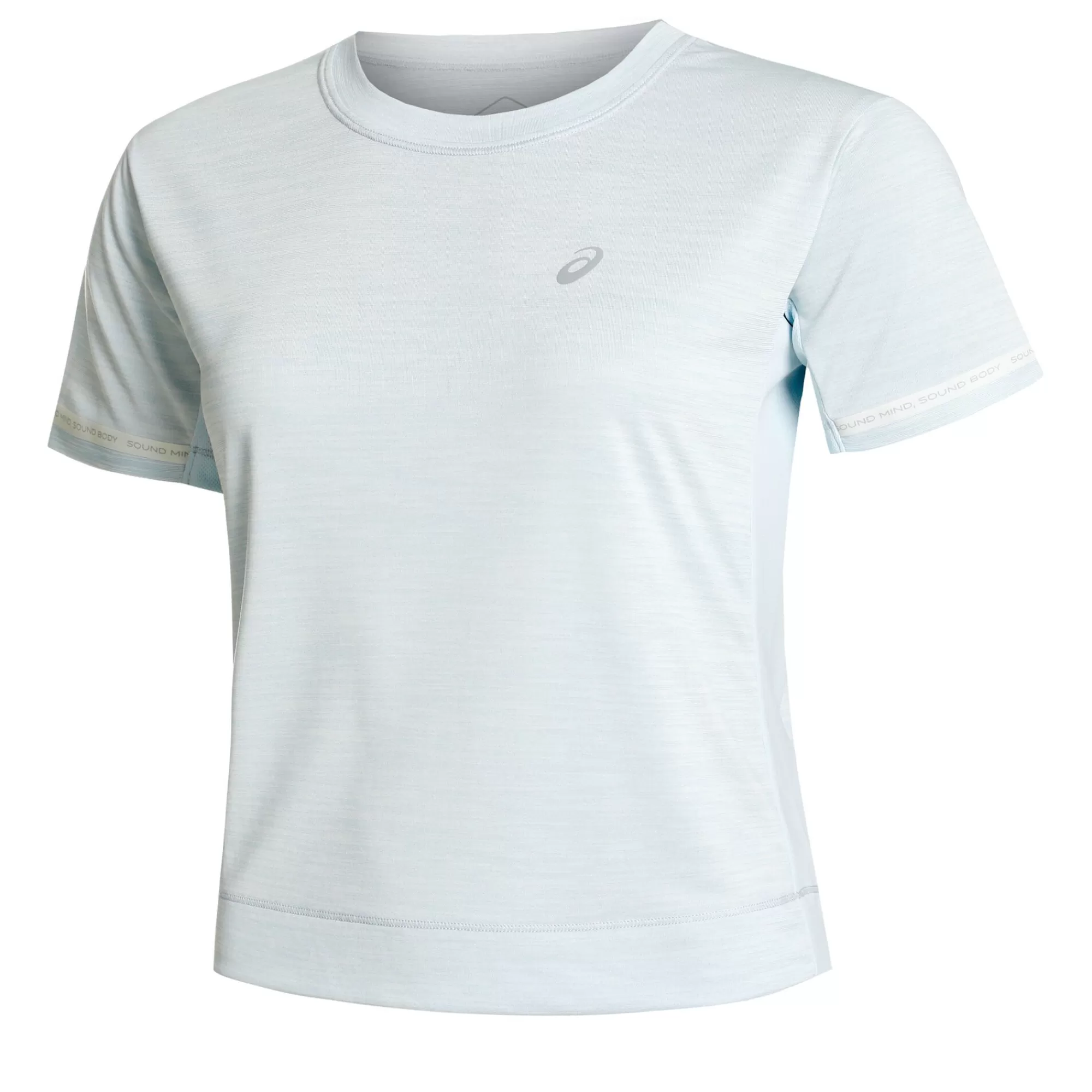 Race Crop Running Shirt Women - Light Blue>ASICS Sale