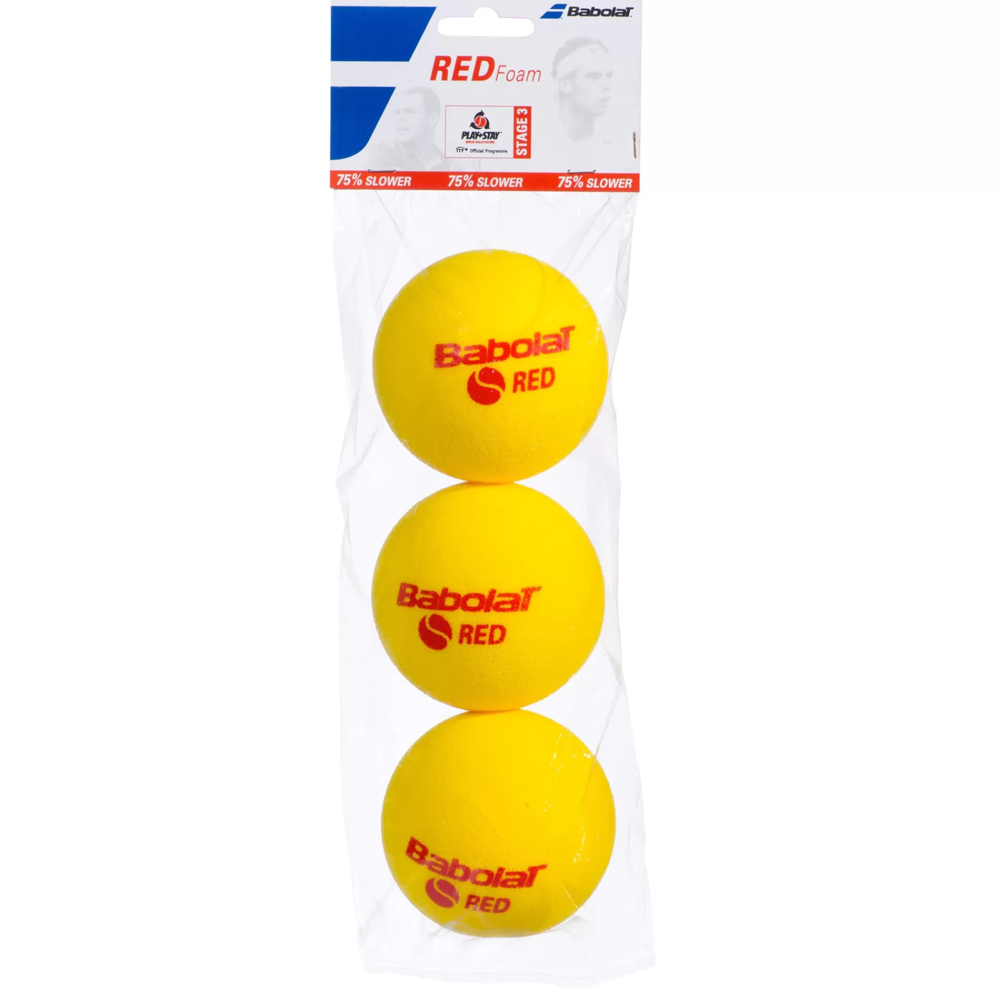 Red Foam (Stage 3) 3 Pack>Babolat Fashion