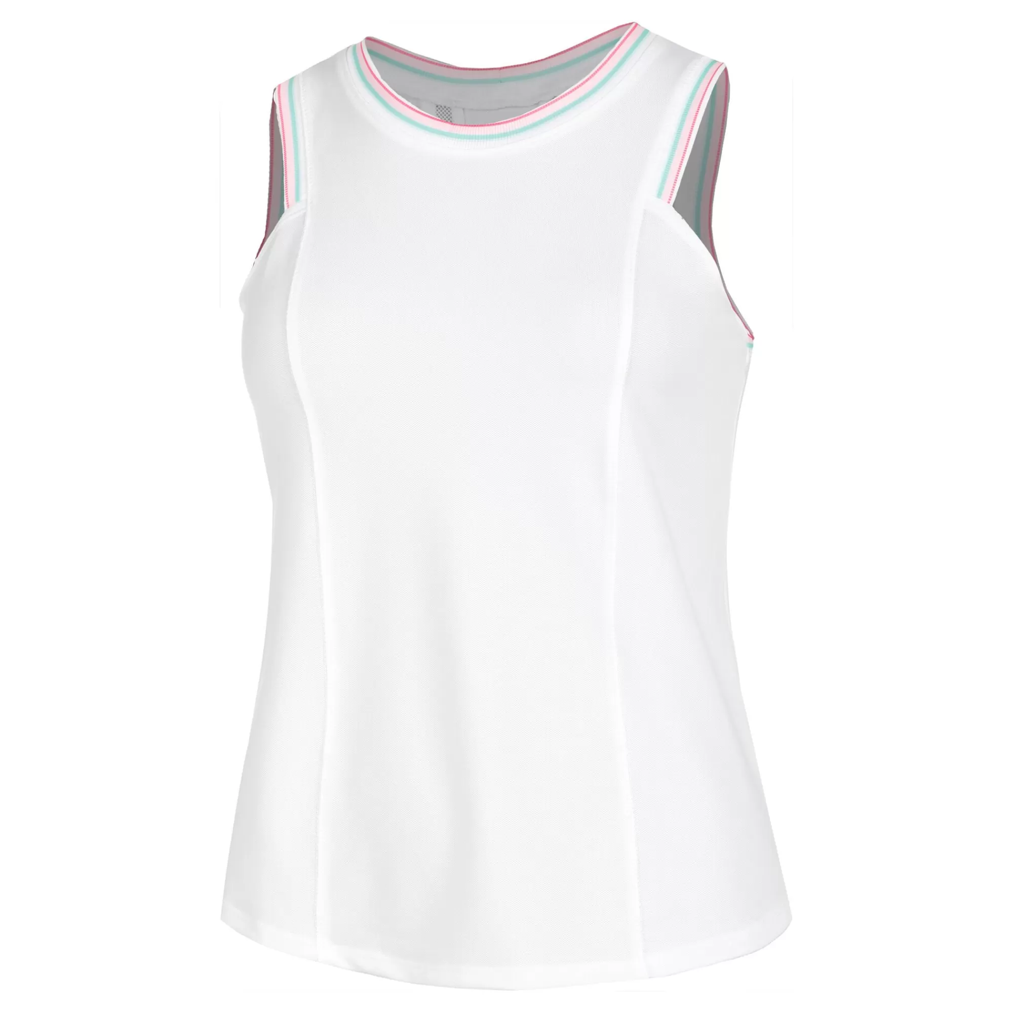 Retro Deco Tank Top Women - White>Lucky in Love New