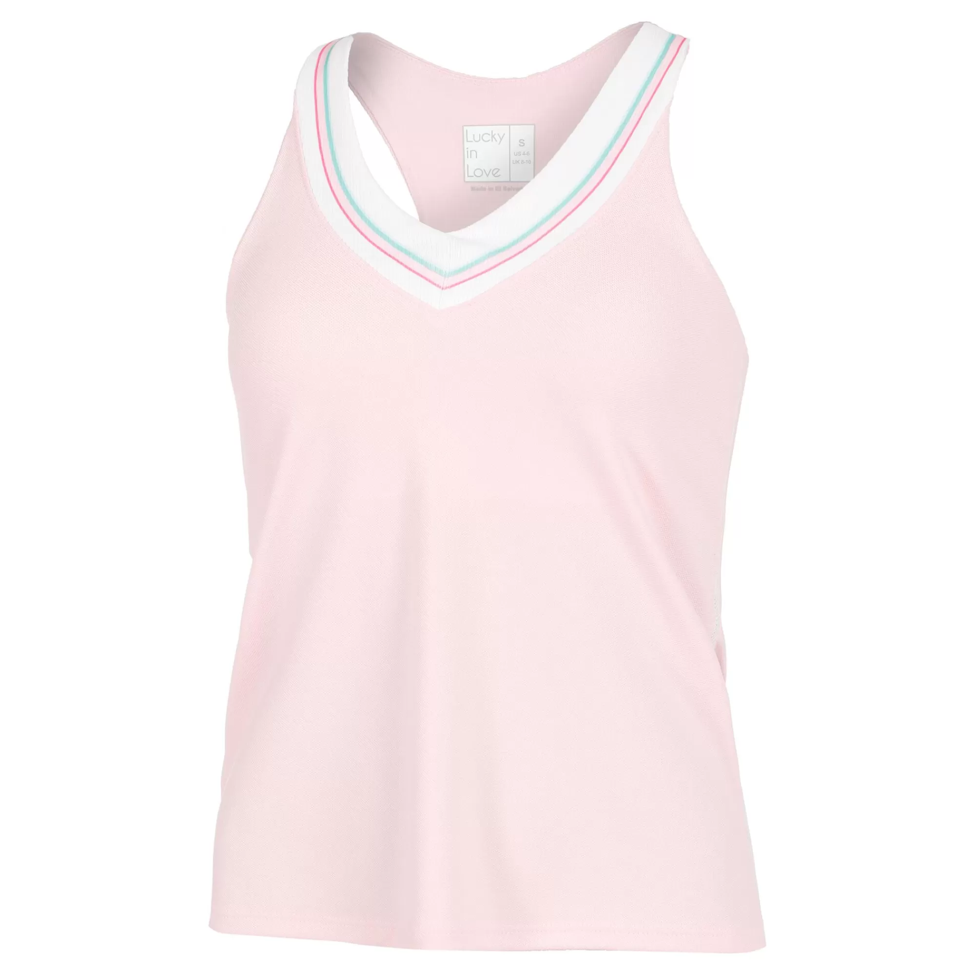 Retro Love Tank Top Women - Pink>Lucky in Love Best Sale