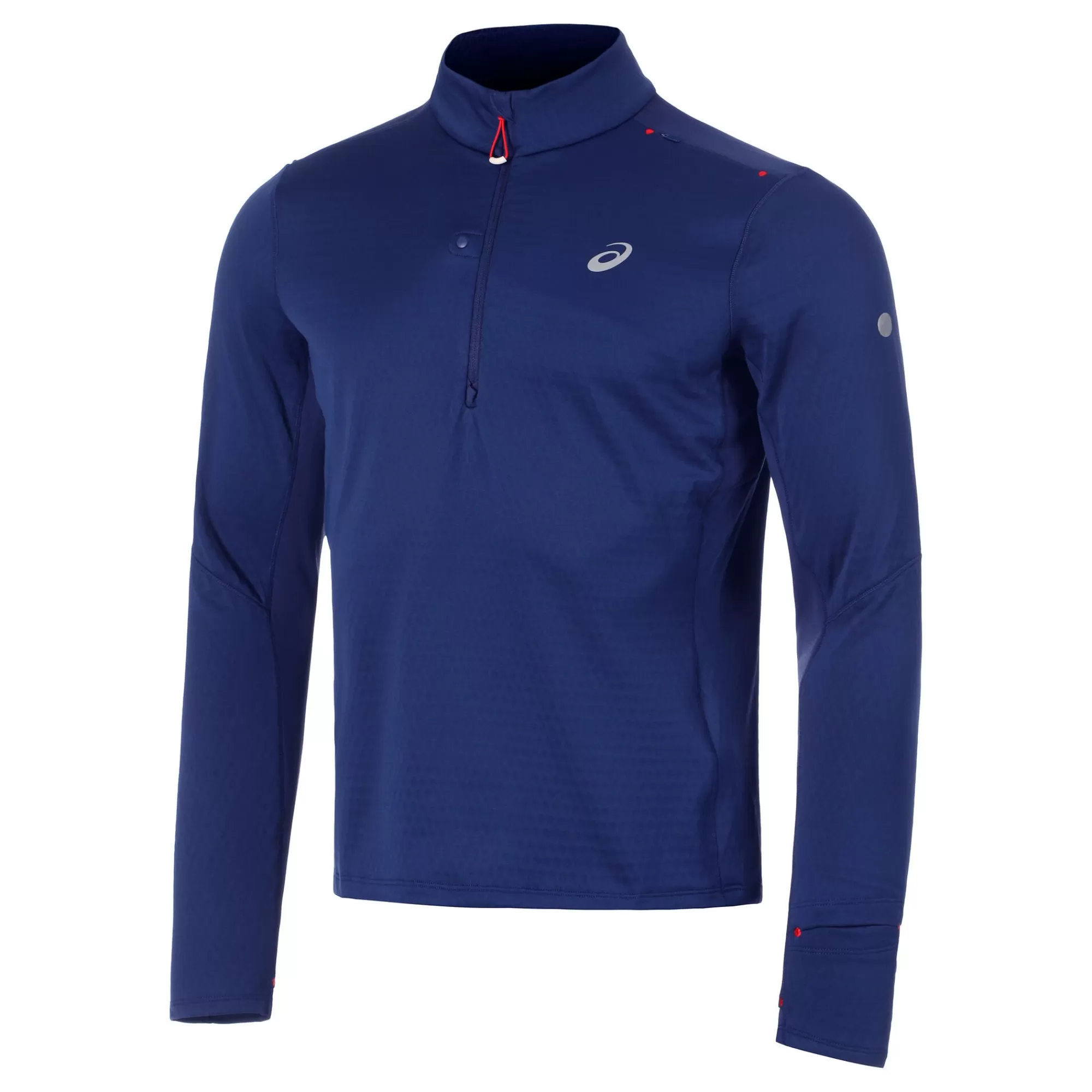 Road Winter 1/2 Zip Running Shirt Men - Dark Blue>ASICS Sale