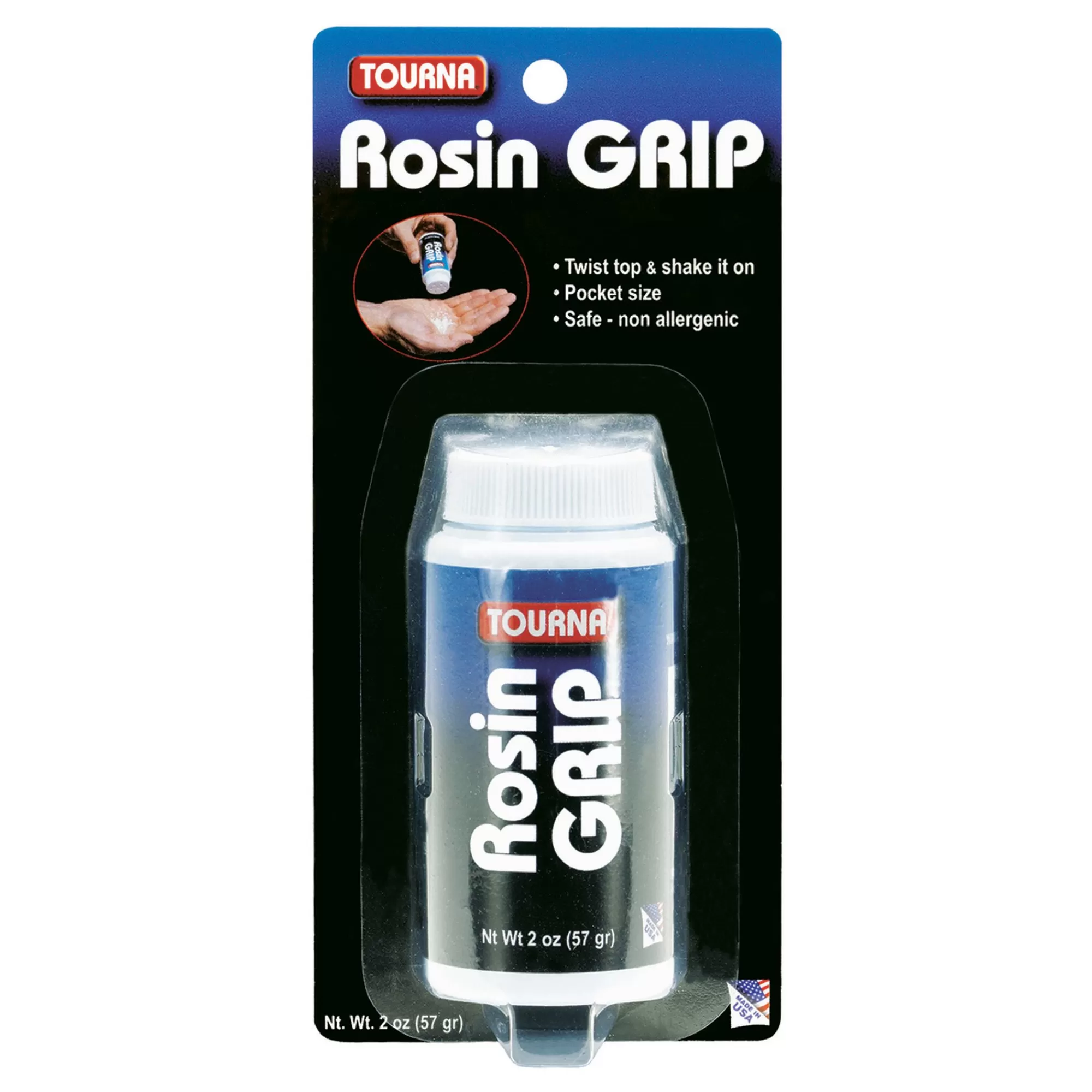 Rosin Grip Shaker Hand Care - White>Tourna Flash Sale