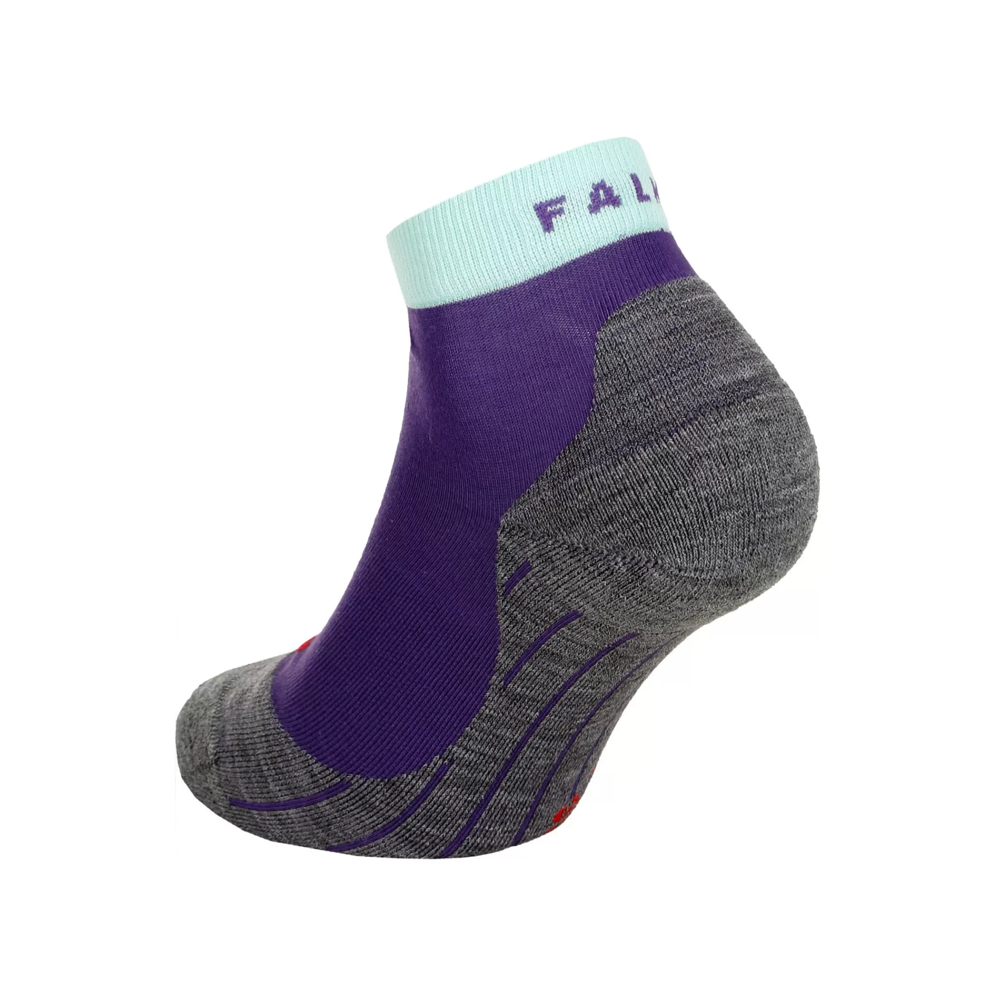 RU4 Endurance Short Running Socks Women - Violet, Grey>Falke Best Sale