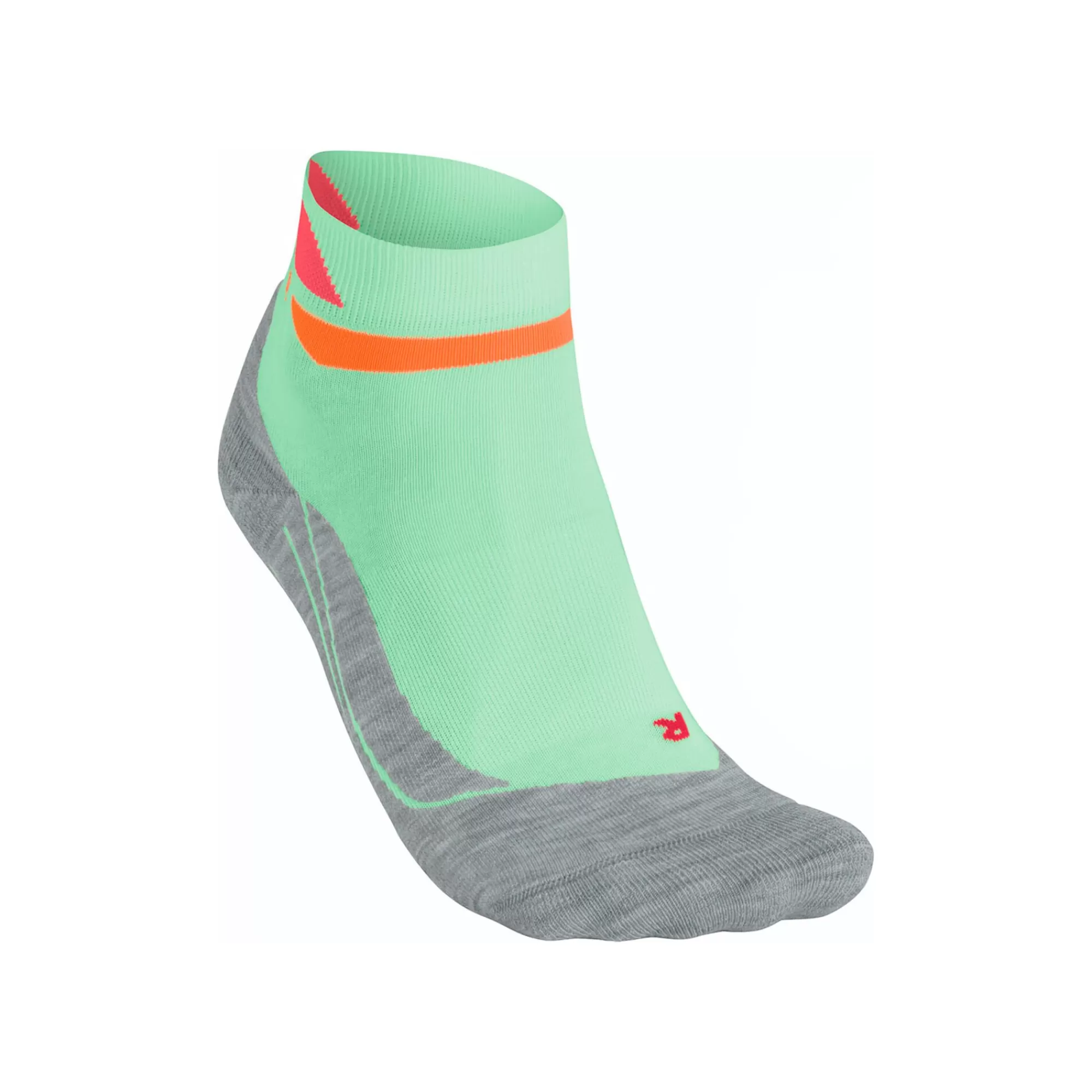 RU4 Short Pace Running Socks Women - Green, Grey>Falke Outlet