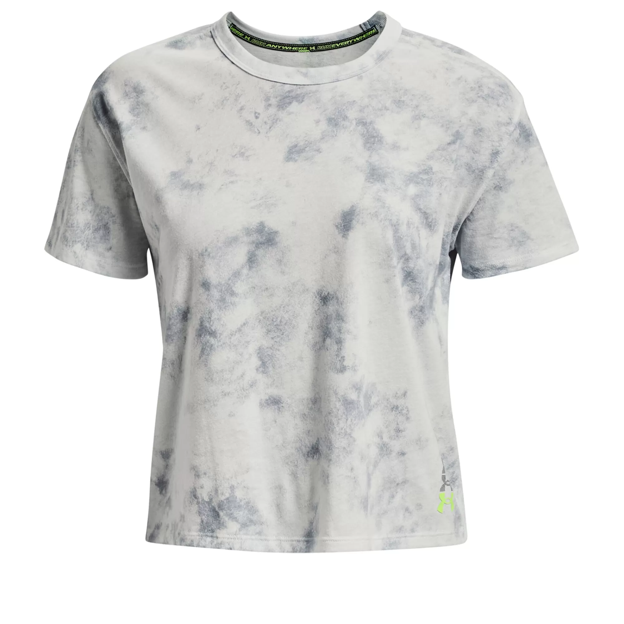 Run Anywhere Graphic Running Shirt Women - Lightgrey, Multicoloured>Under Armour Cheap