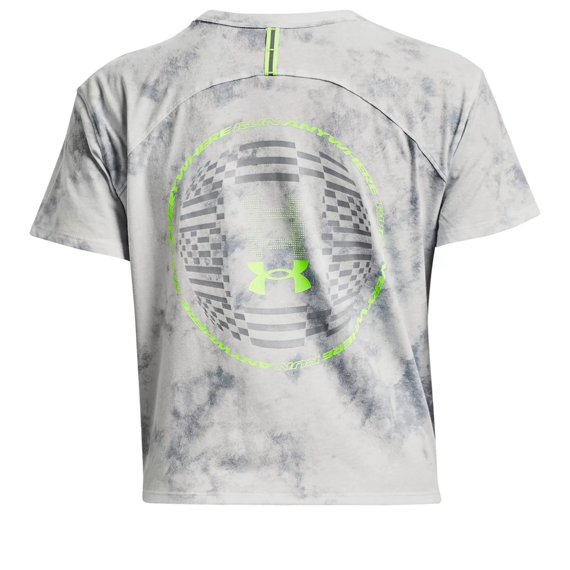 Run Anywhere Graphic Running Shirt Women - Lightgrey, Multicoloured>Under Armour Cheap