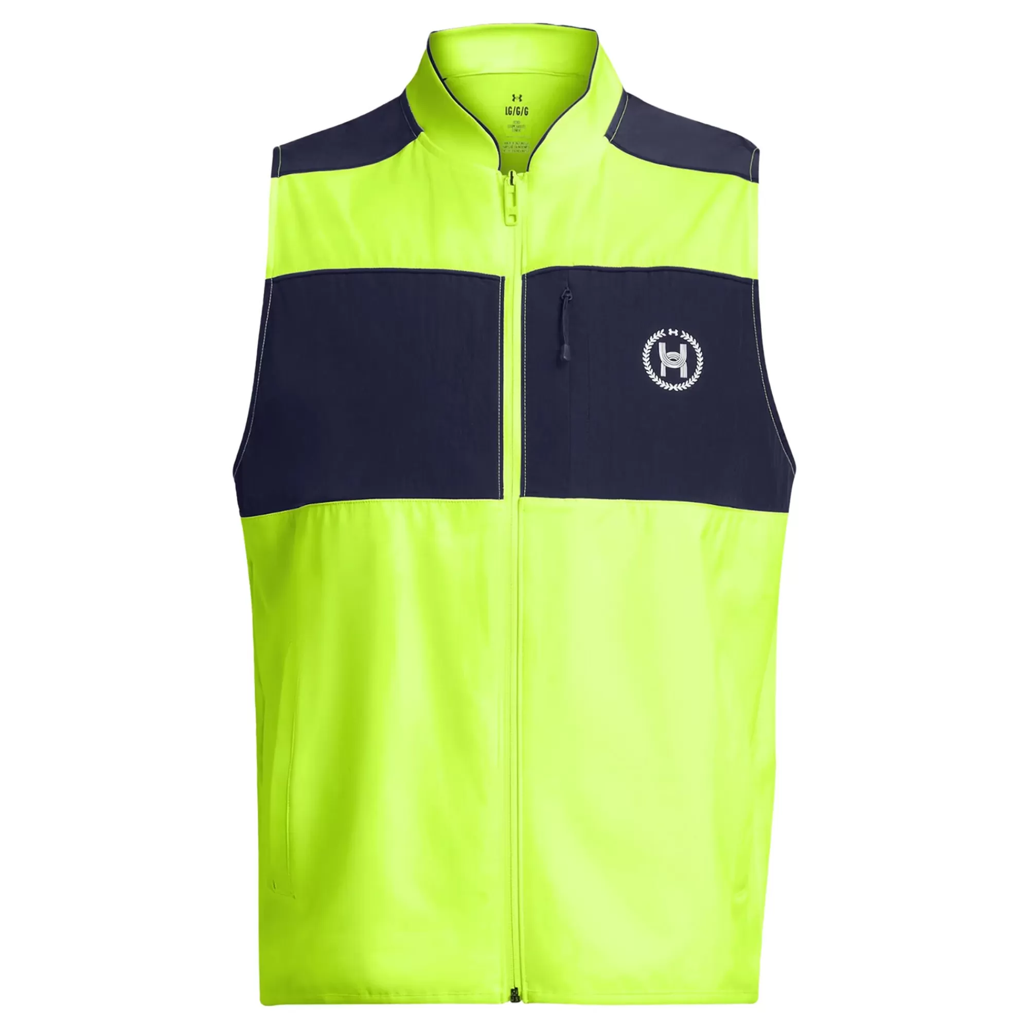 Run Everywhere Running Vests Men - Neon Yellow, Dark Blue>Under Armour Fashion