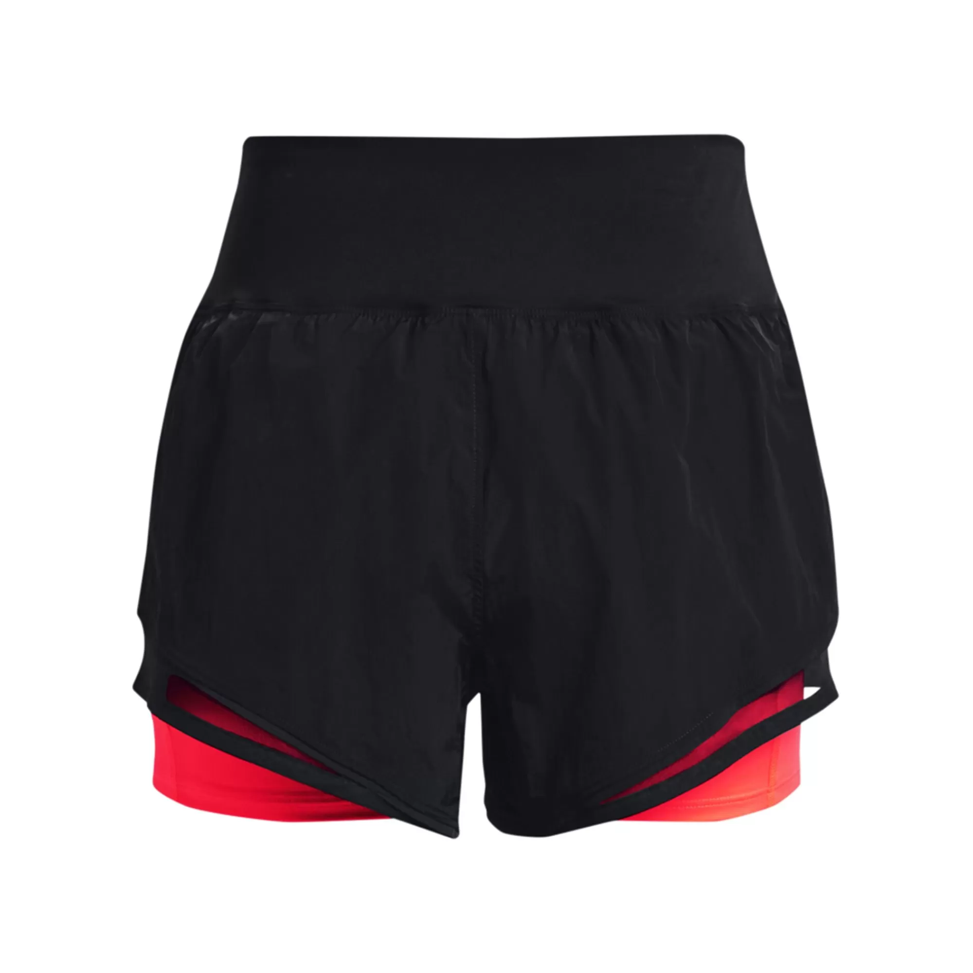 Run Everywhere Shorts Women - Black, Neon Red>Under Armour Flash Sale