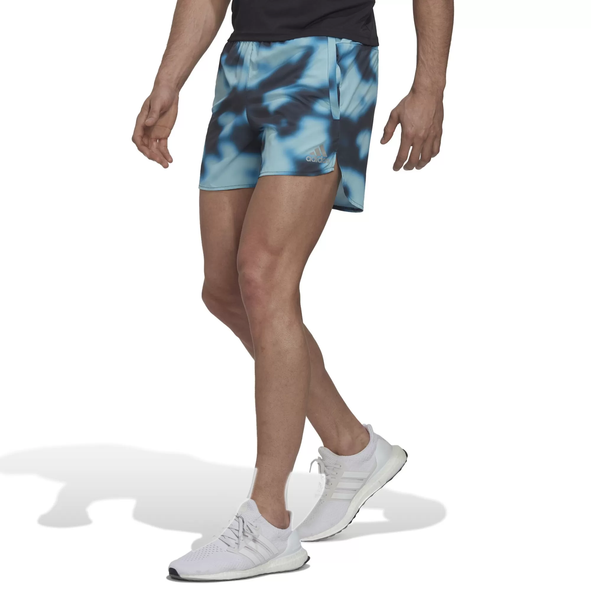 Run Icons Logo Graphic All Over Print Shorts Men ->adidas Clearance