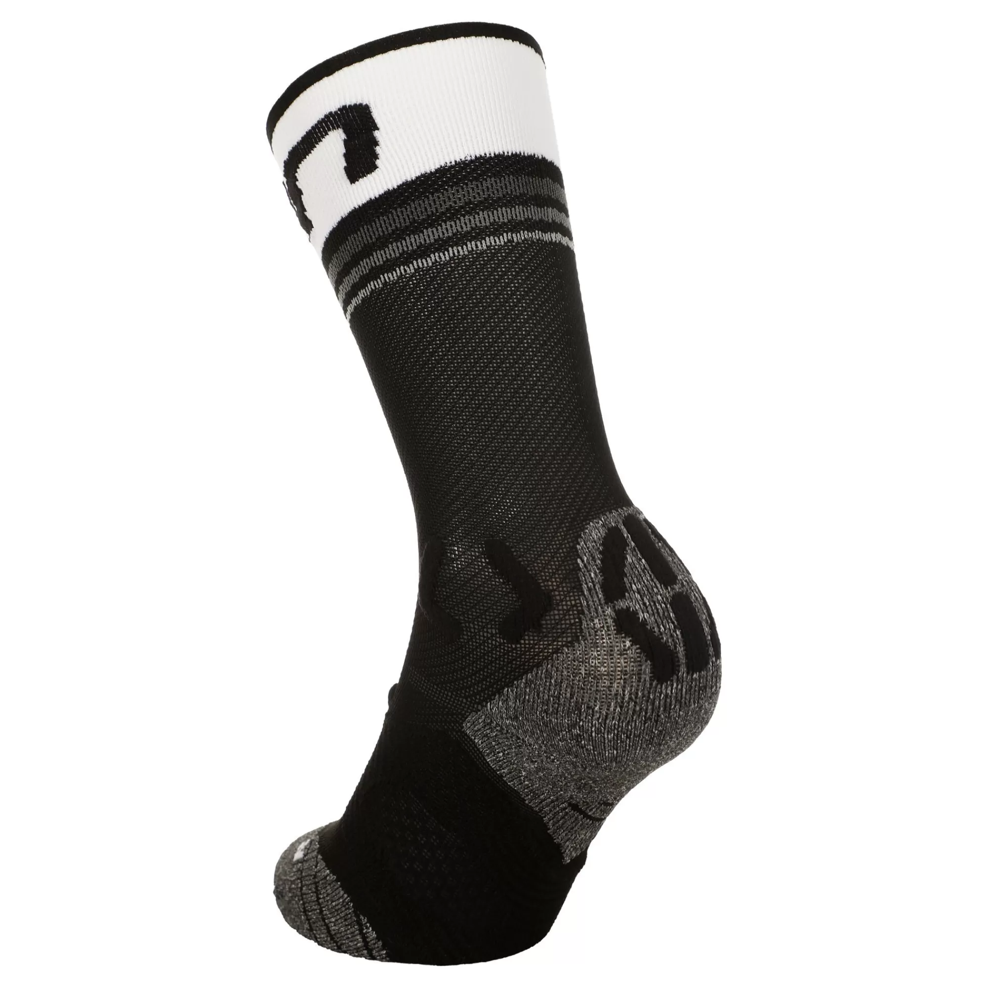 Runner'S One Mid Running Socks Women - Black, White>UYN New