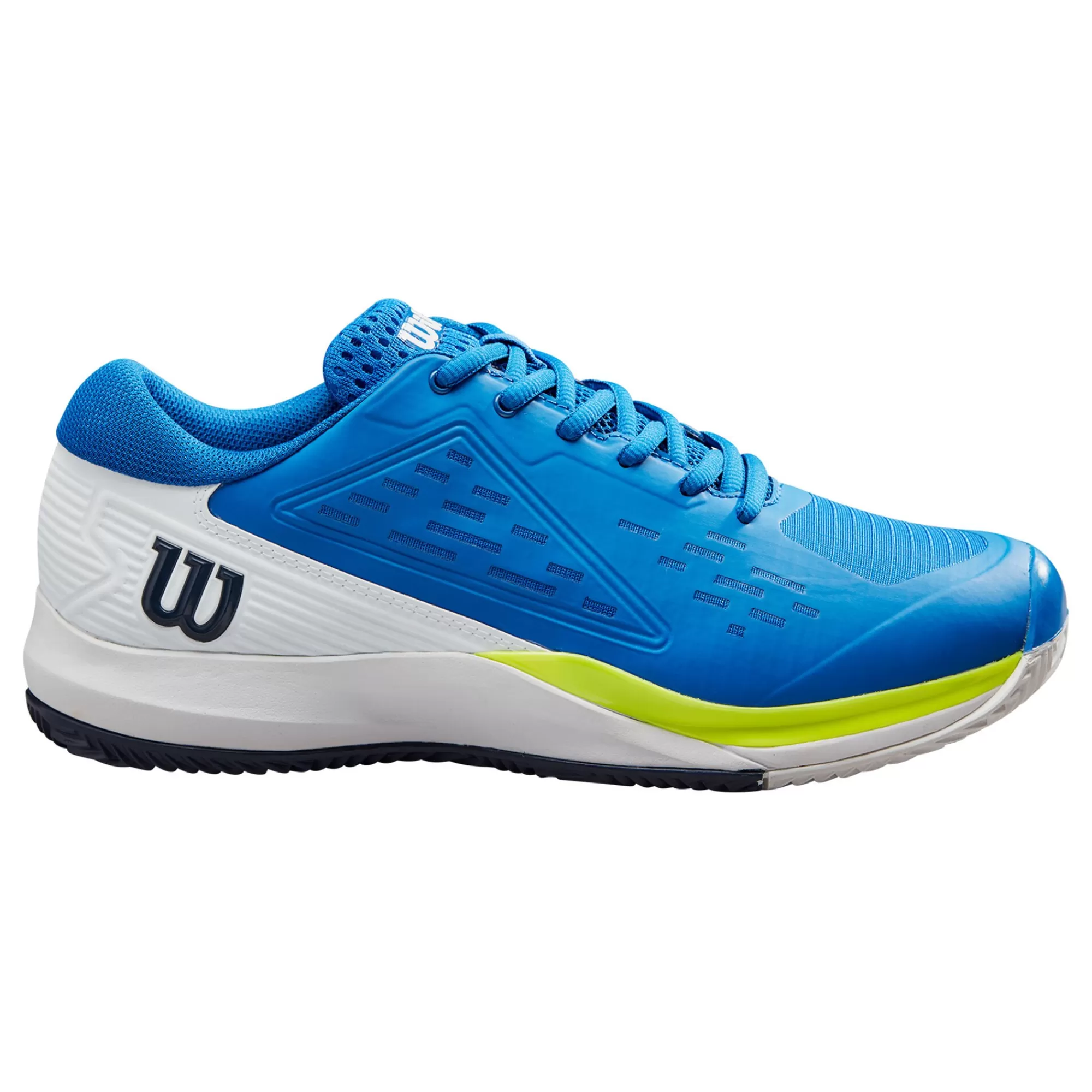Rush Pro Ace Clay Court Shoe Men - Blue, White>Wilson Flash Sale