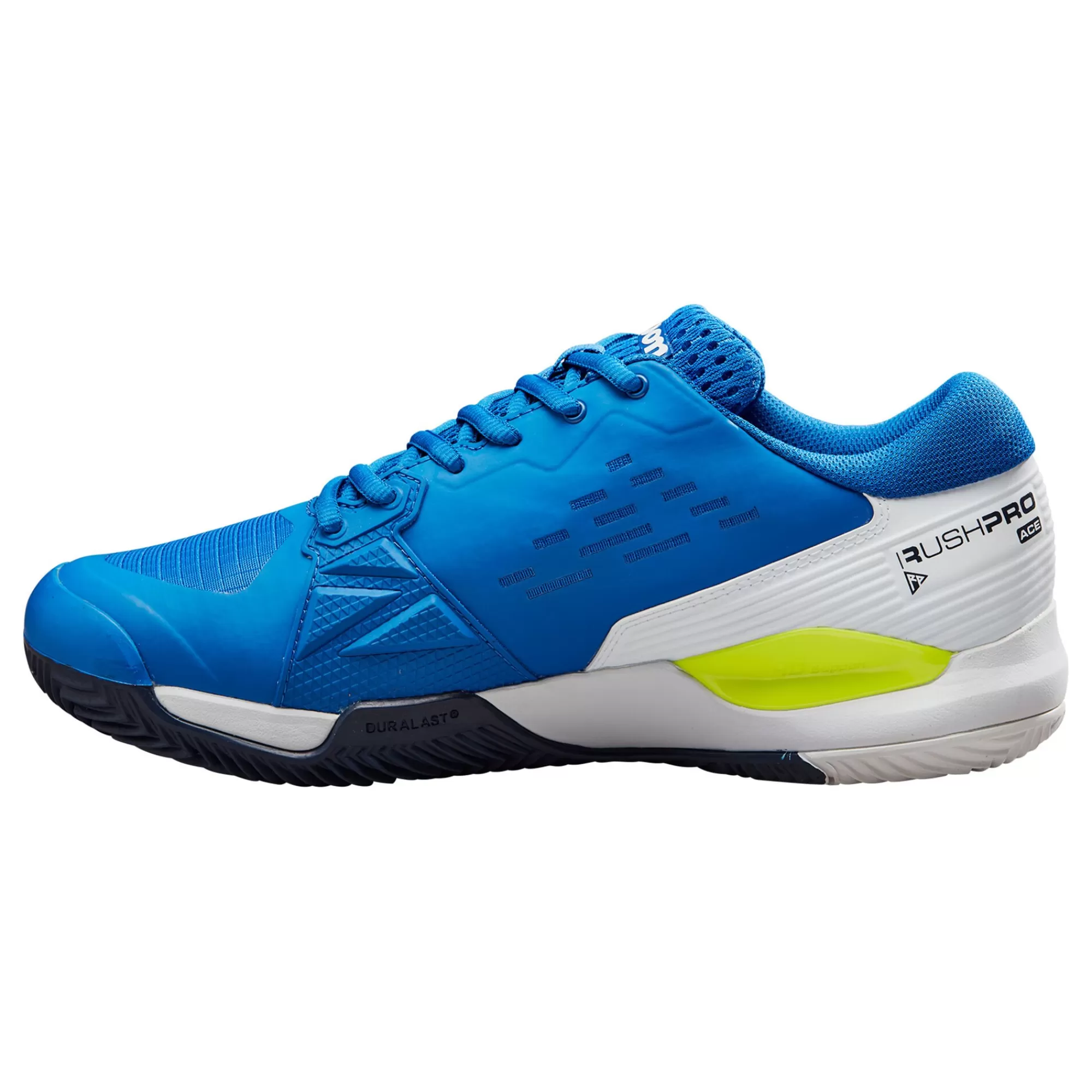 Rush Pro Ace Clay Court Shoe Men - Blue, White>Wilson Flash Sale