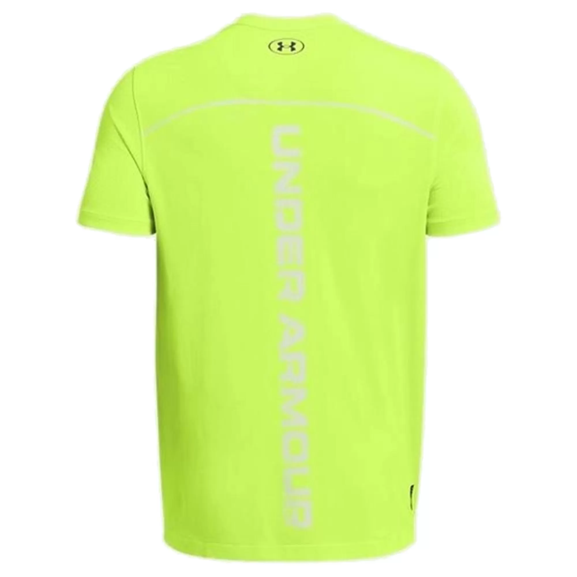 Rush Seamless Wordmark T-Shirt Men - Neon Yellow>Under Armour Fashion