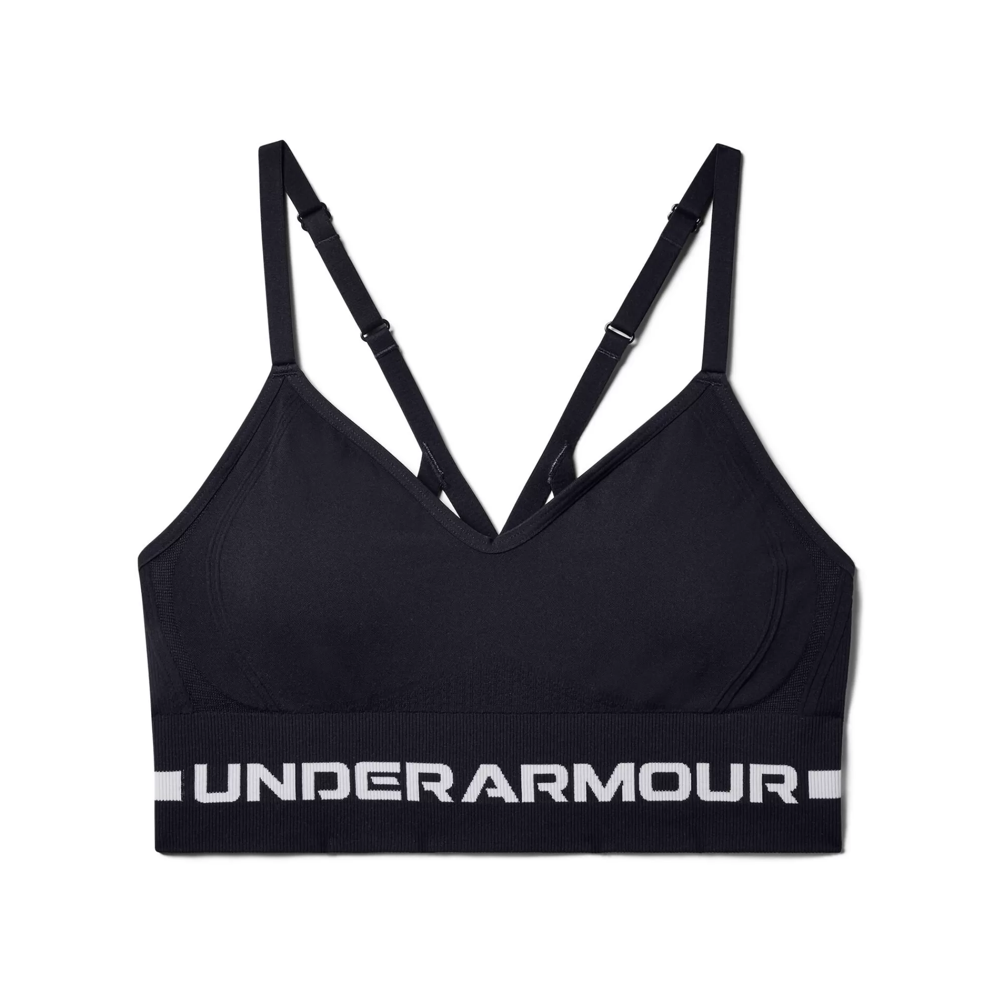 Seamless Low Long Sports Bras Women - Black, Lightgrey>Under Armour Clearance