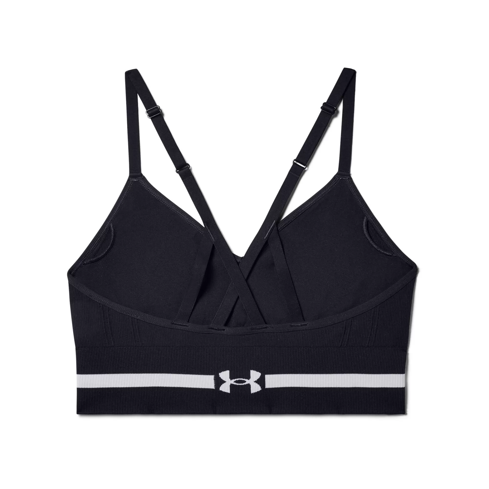 Seamless Low Long Sports Bras Women - Black, Lightgrey>Under Armour Clearance