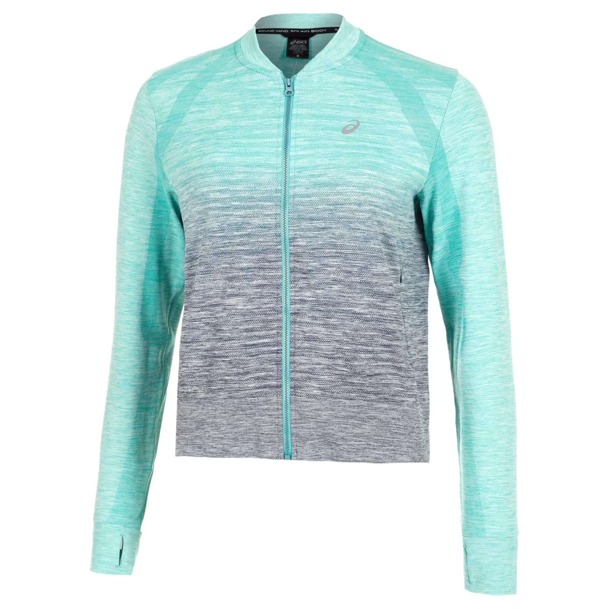 Seamless Running Jacket Women - Petrol, Dark Blue>ASICS Flash Sale